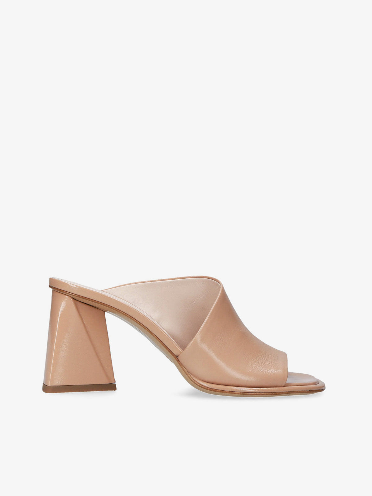 Nude color mules hotsell