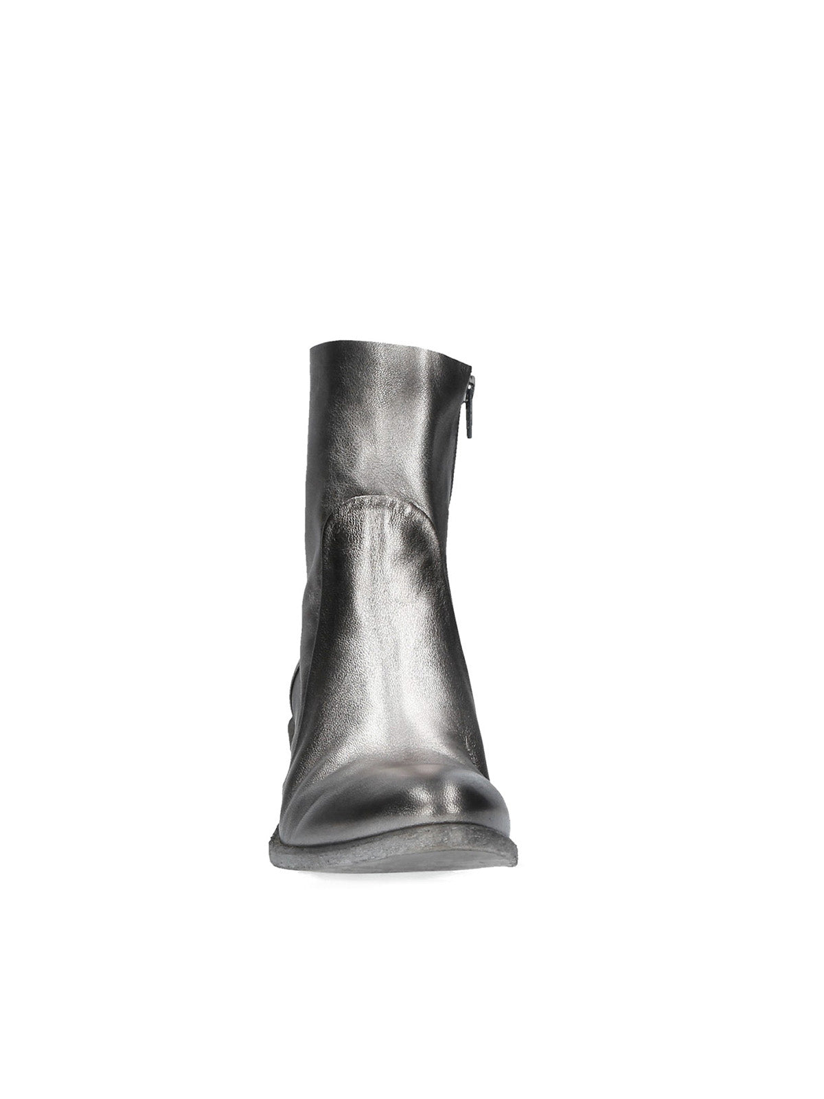 Steel Metal Ankle Boot