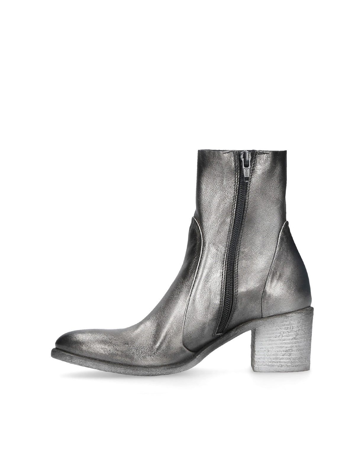 Steel Metal Ankle Boot