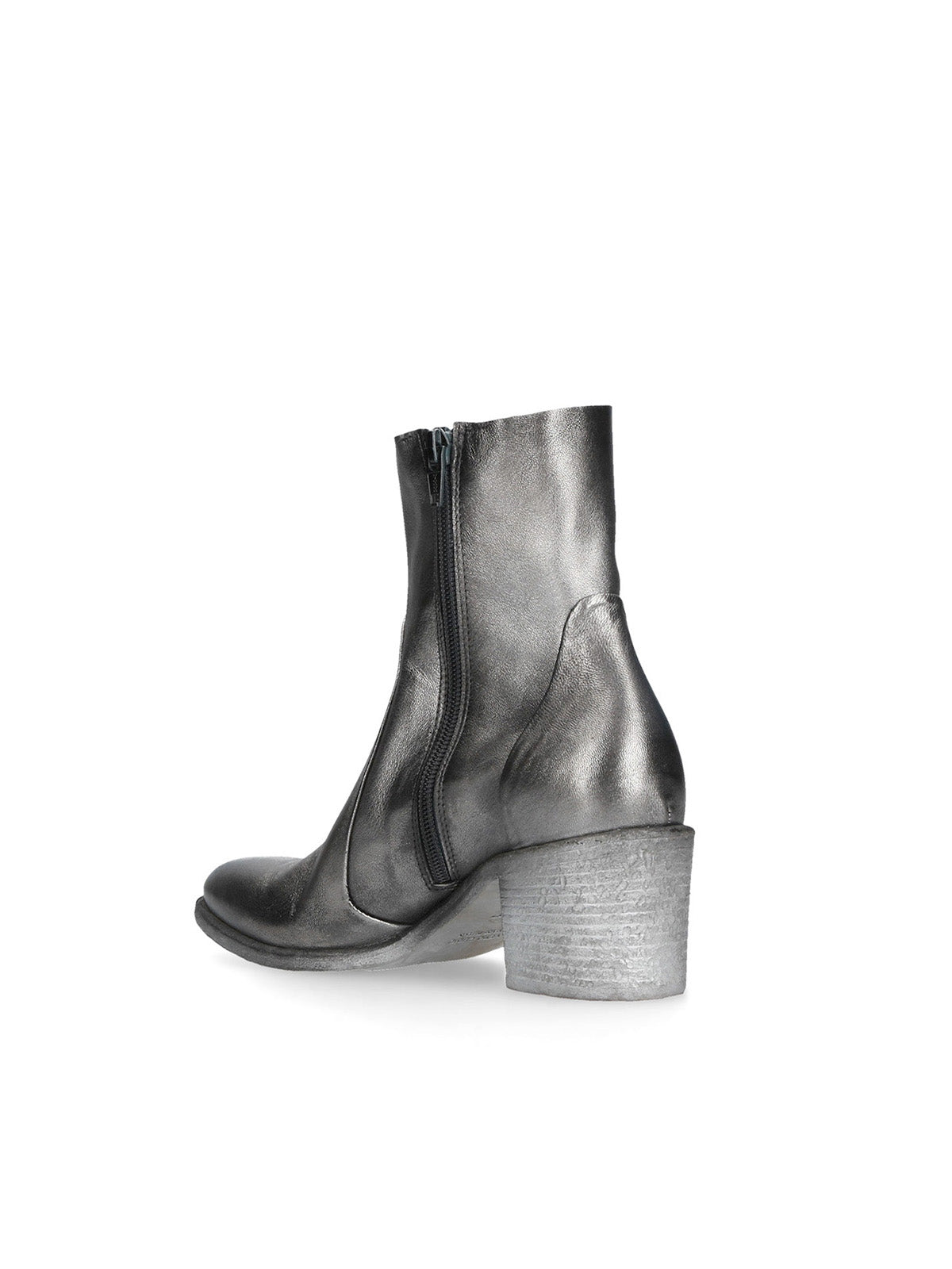 Steel Metal Ankle Boot