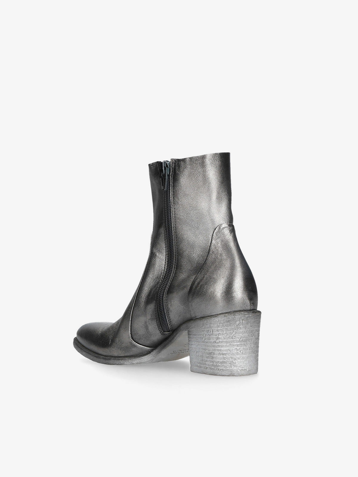 Say Laminated Leather Ankle Boot