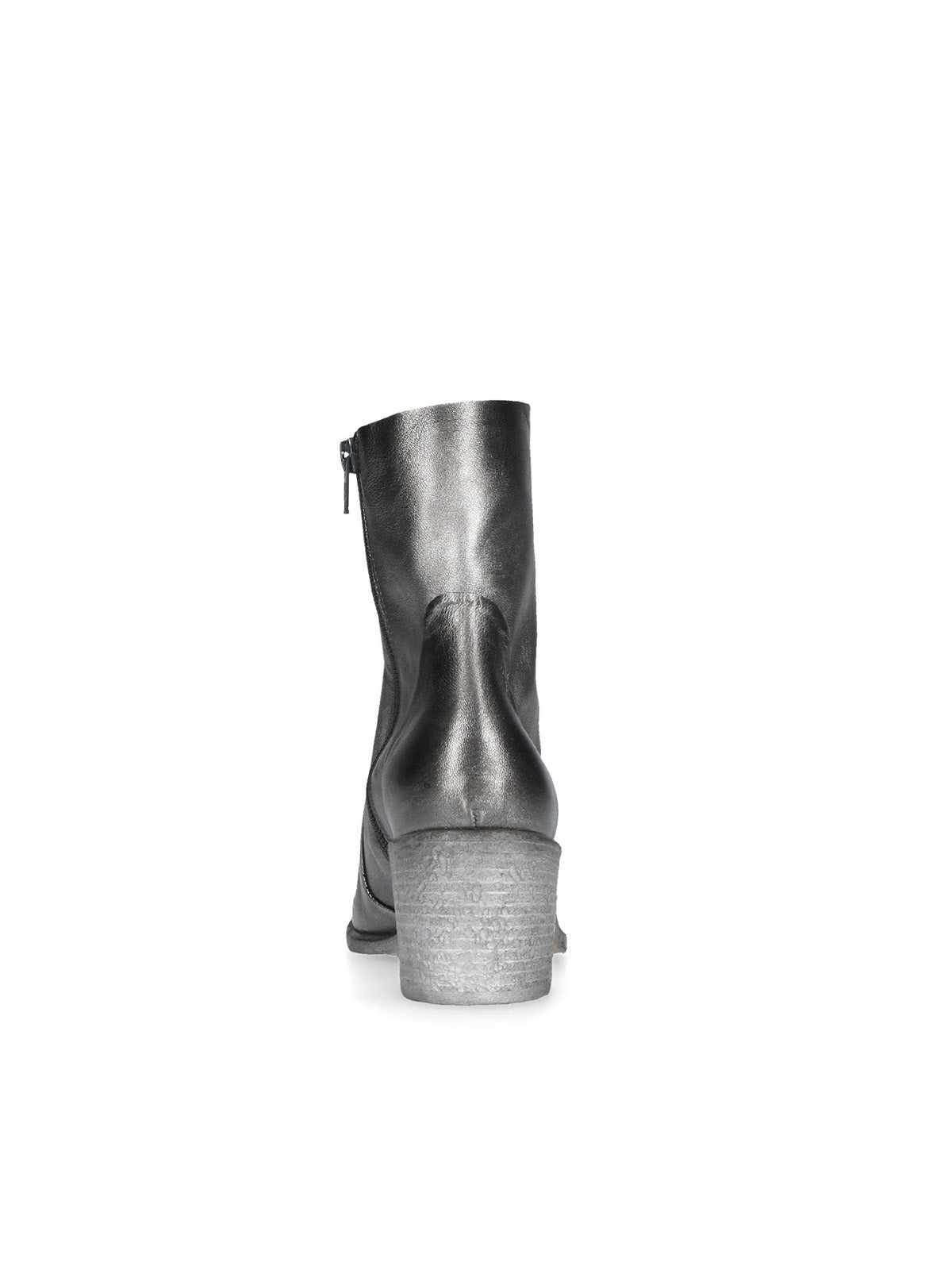 Steel Metal Ankle Boot