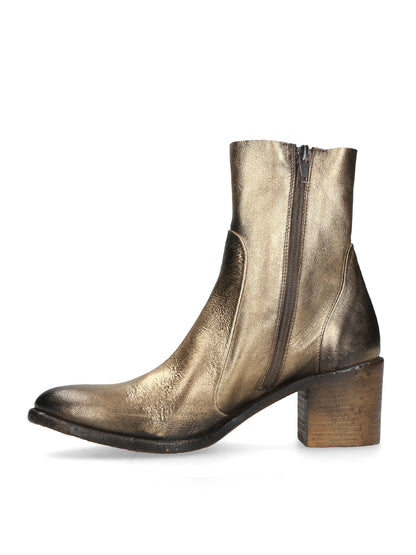Golden Ankle Boot