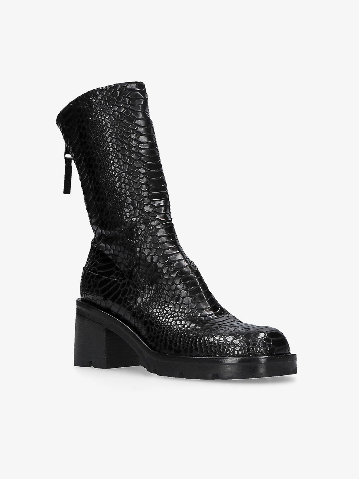 Jet Black Ankle Boot