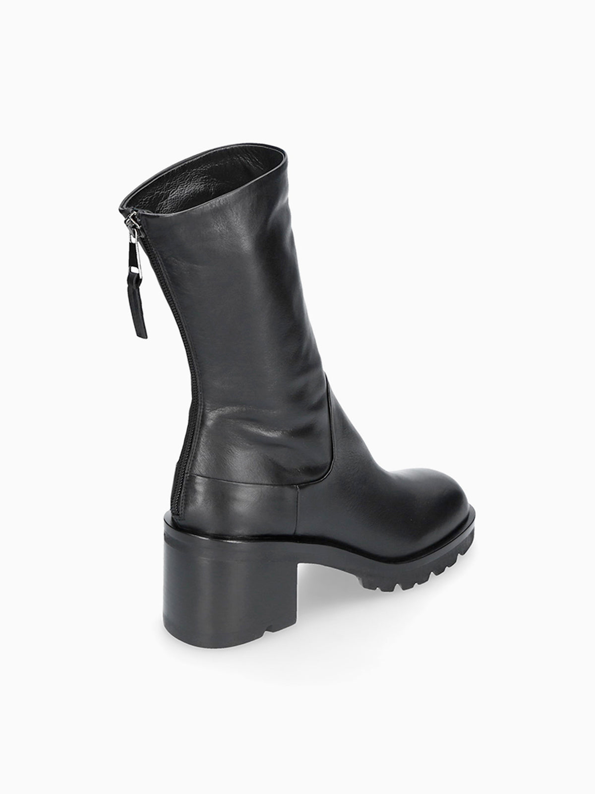 Jet Fitted Black Ankle Boot