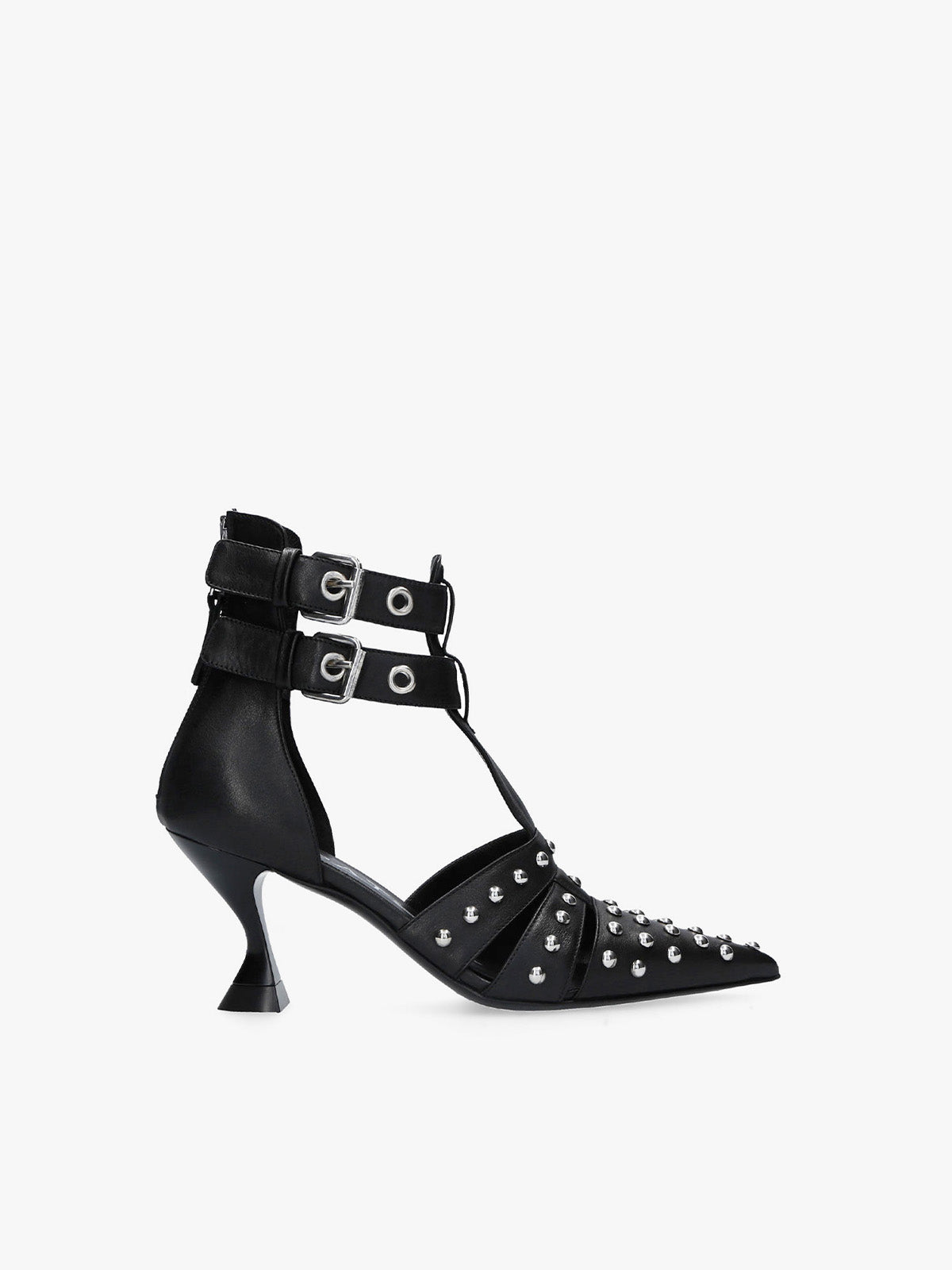 Black Studded Ankle Boot