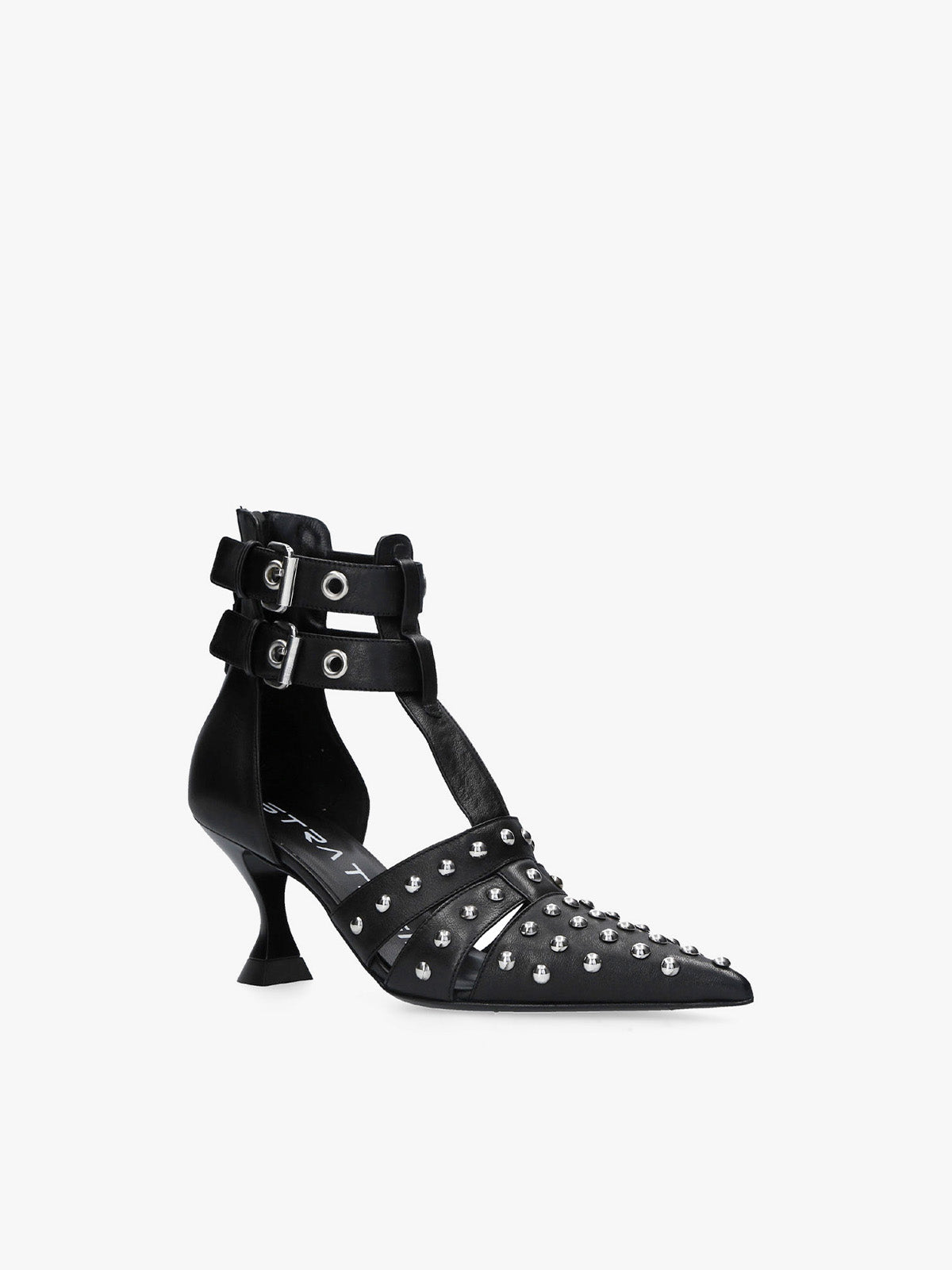 Black Studded Ankle Boot