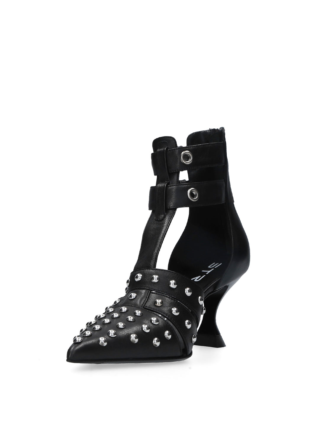 Black Studded Ankle Boot