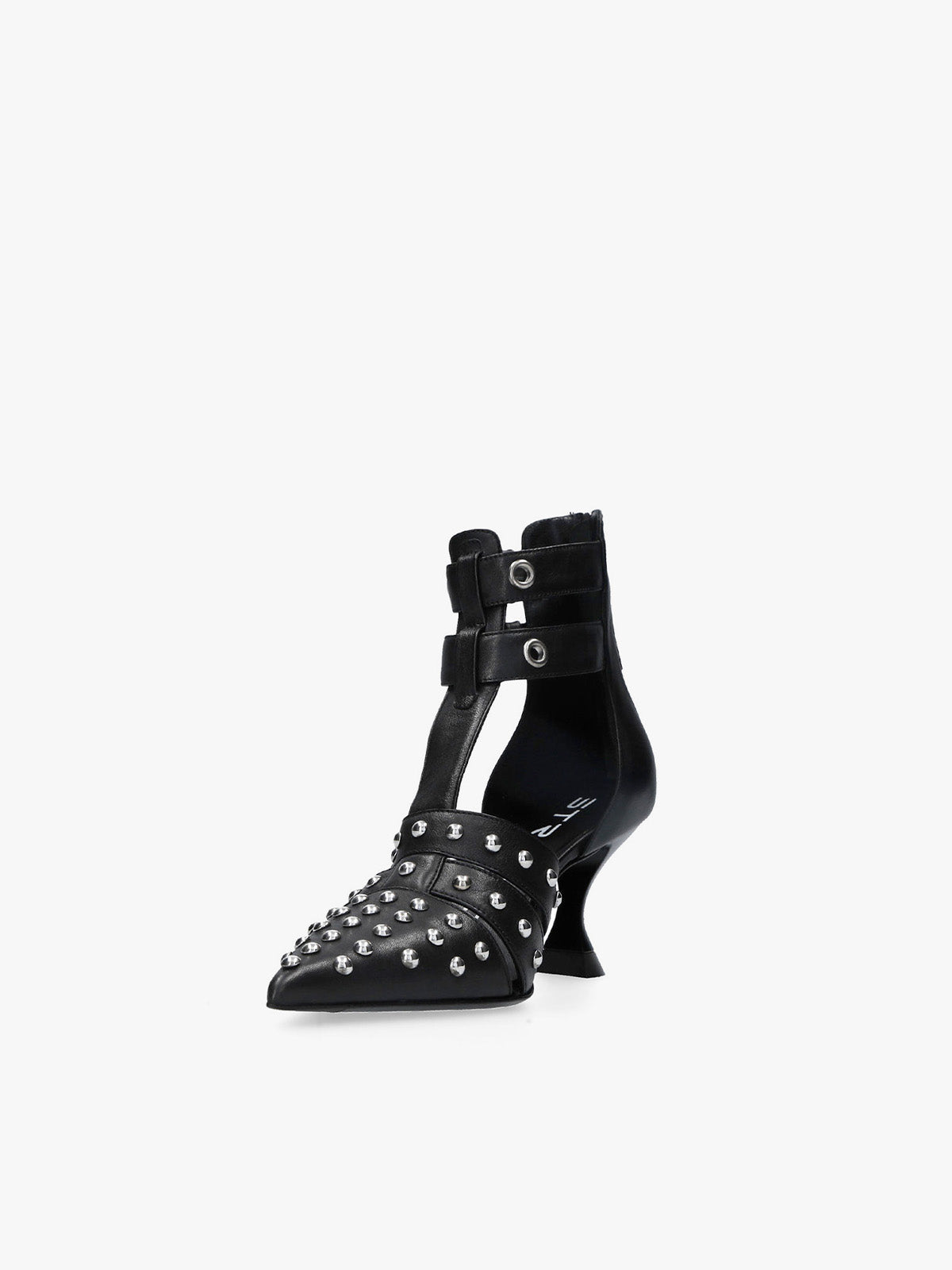 Black Studded Ankle Boot