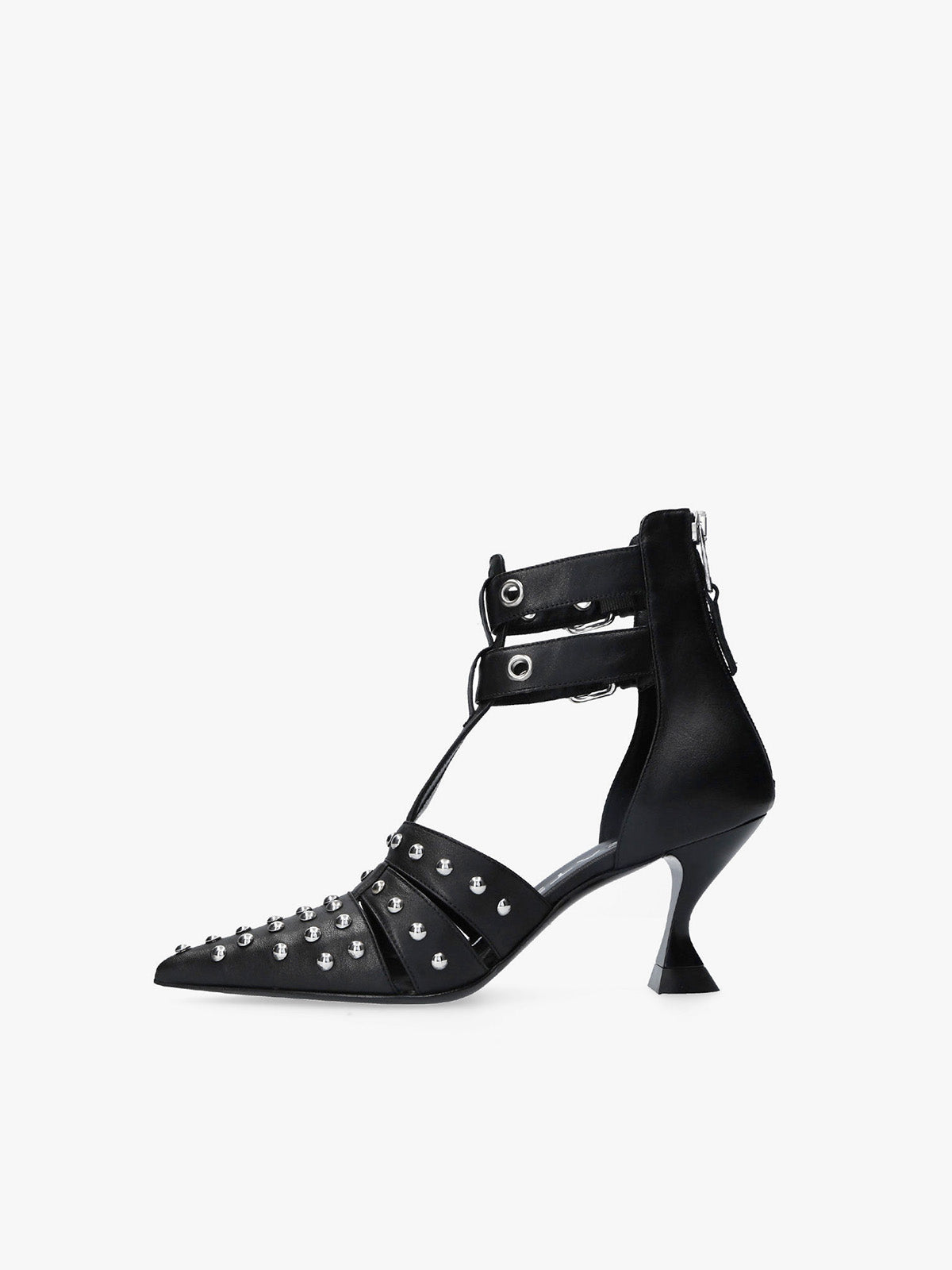 Black Studded Ankle Boot