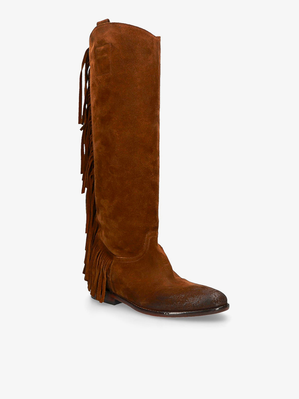 GYPSY BROWN FRINGE BOOT