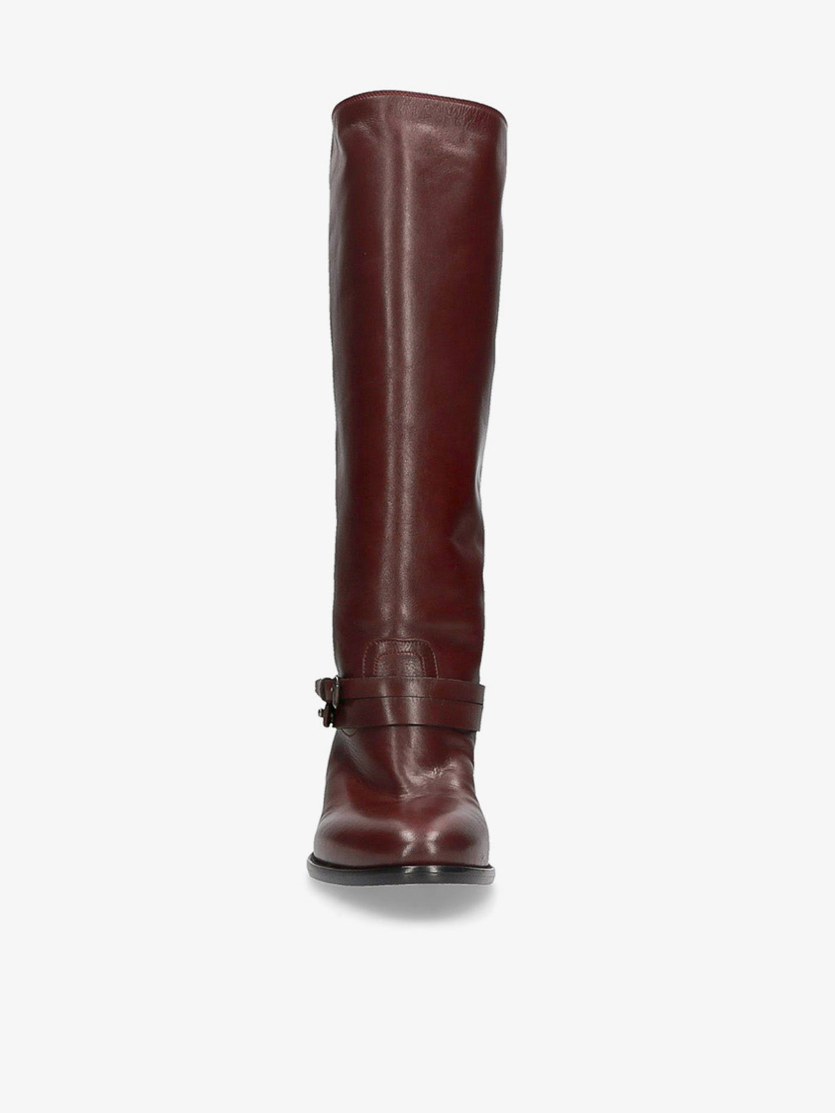 REINS BORDEAUX LEATHER COWBOY BOOT