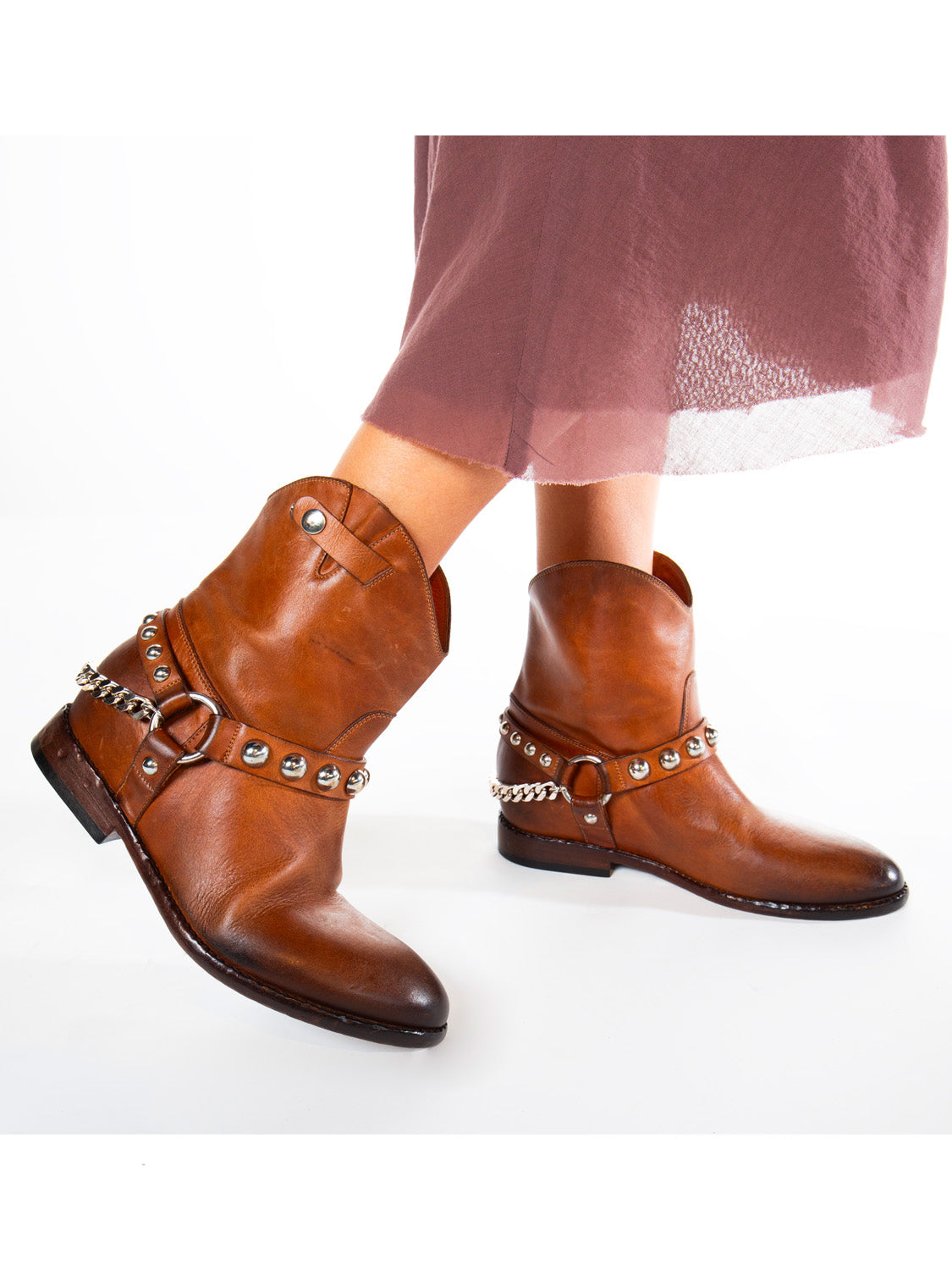 Leather Western Boots