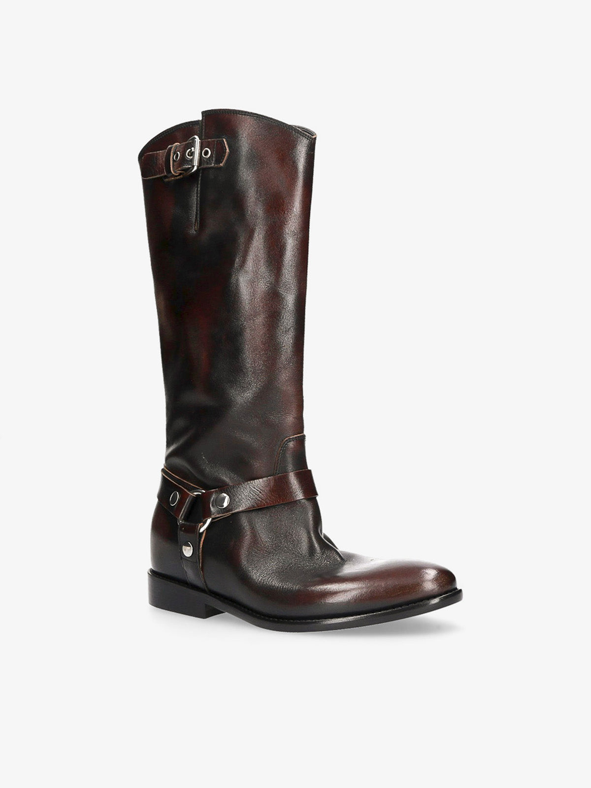 TURNER BLACK BIKER BOOT