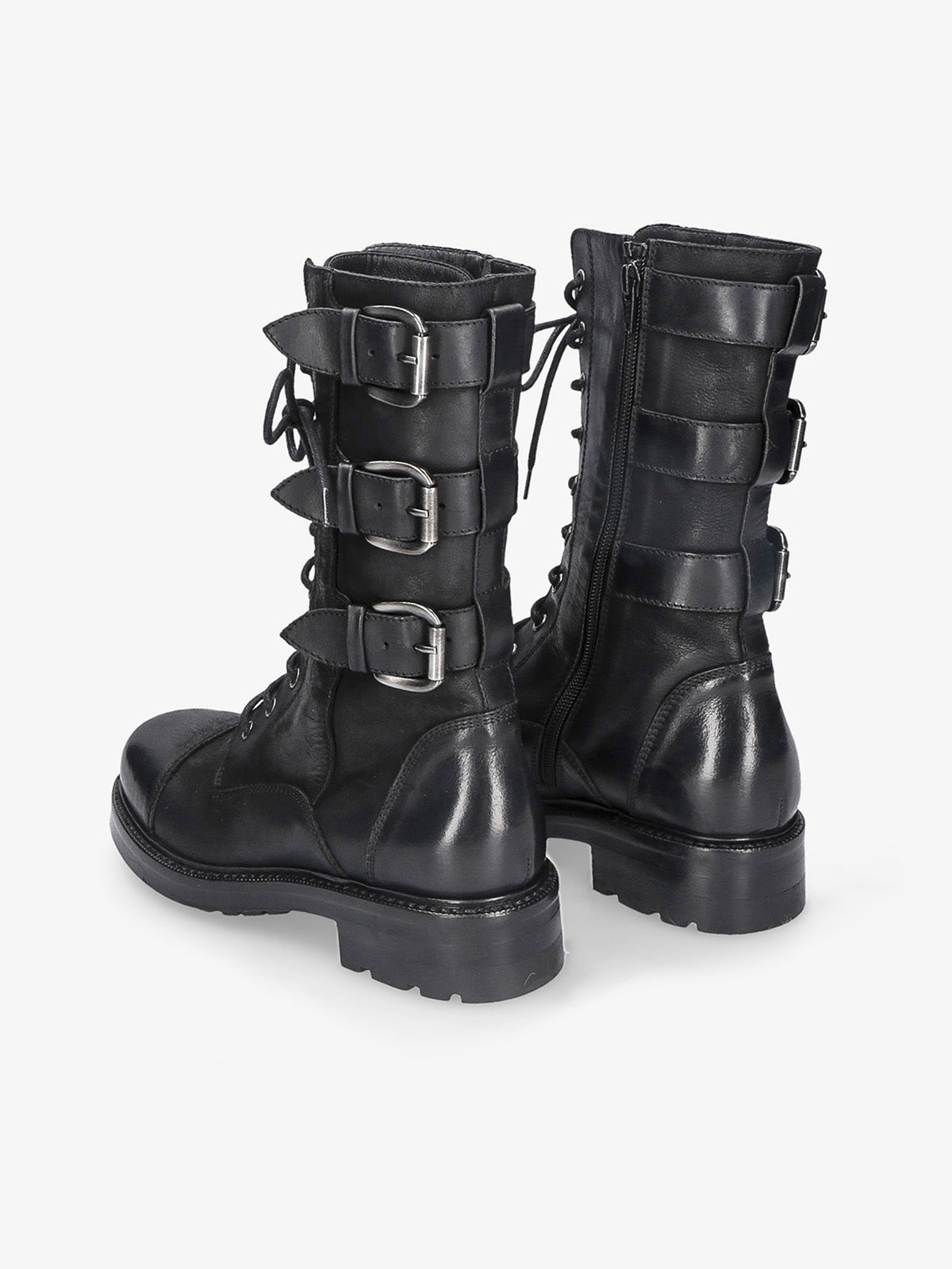 BLAZE LACE-UP BIKER BOOT