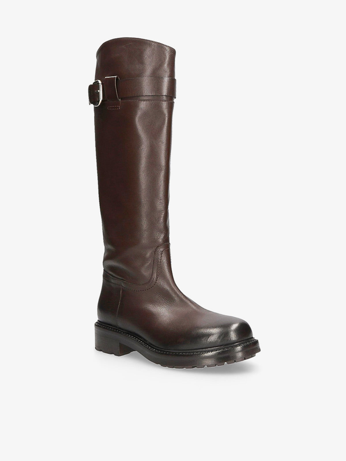 SHORE DARK BROWN HIGH BOOT