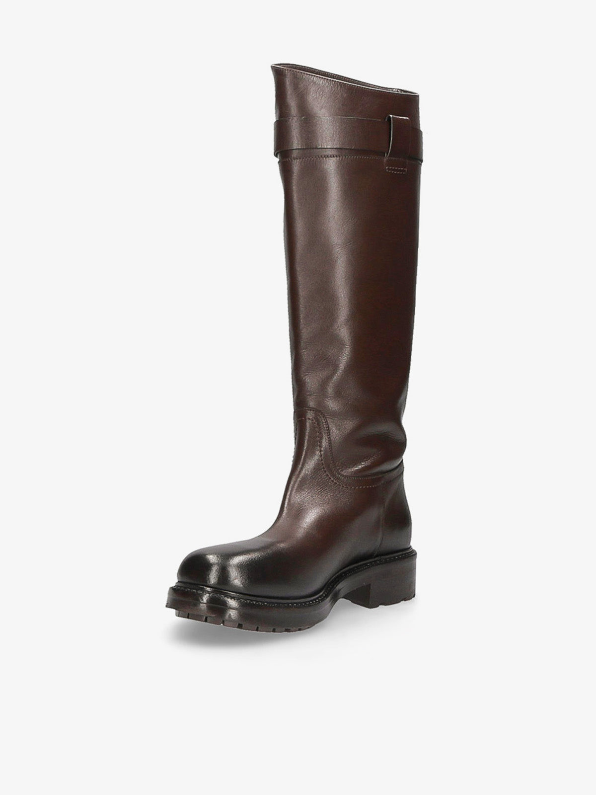 SHORE DARK BROWN HIGH BOOT