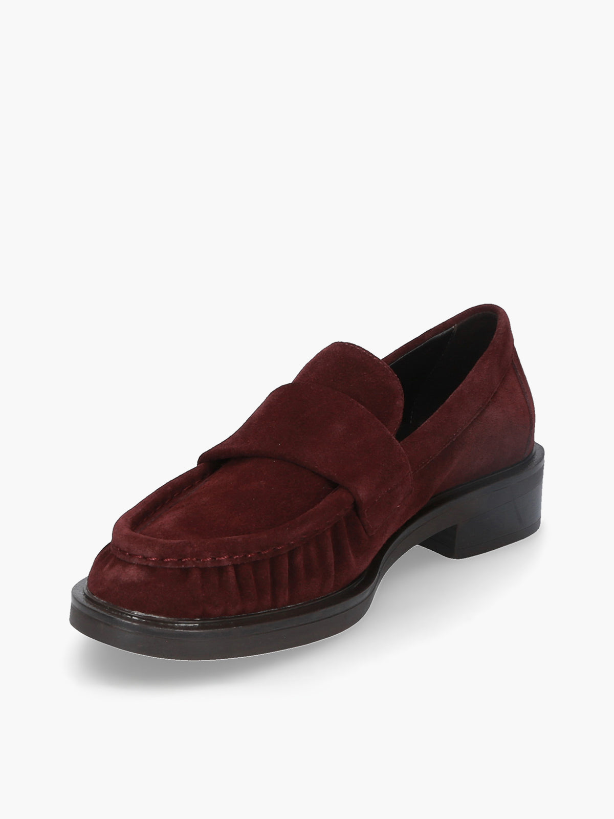 Romy Burgundy Suede Loafer
