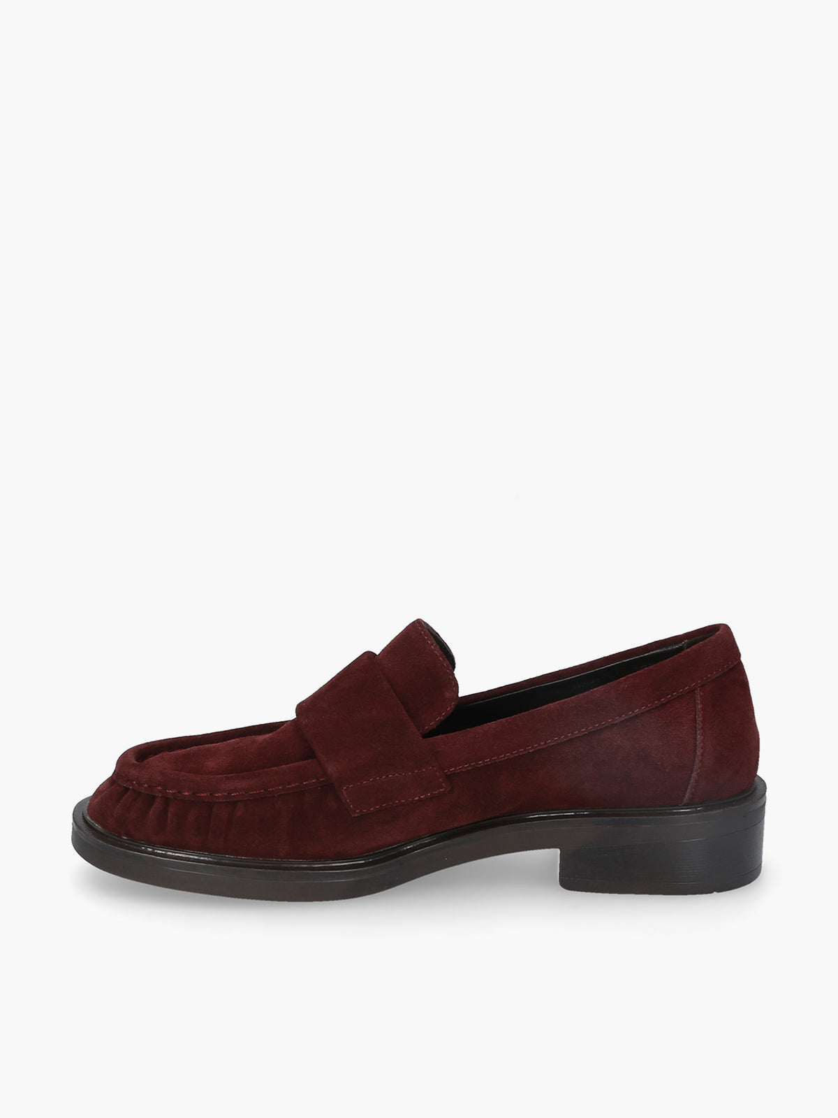 Romy Burgundy Suede Loafer