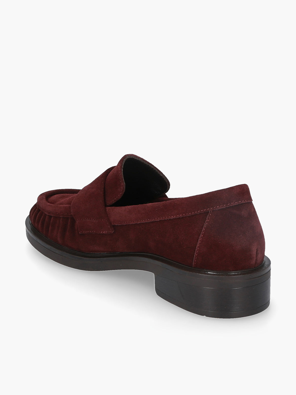 Romy Burgundy Suede Loafer
