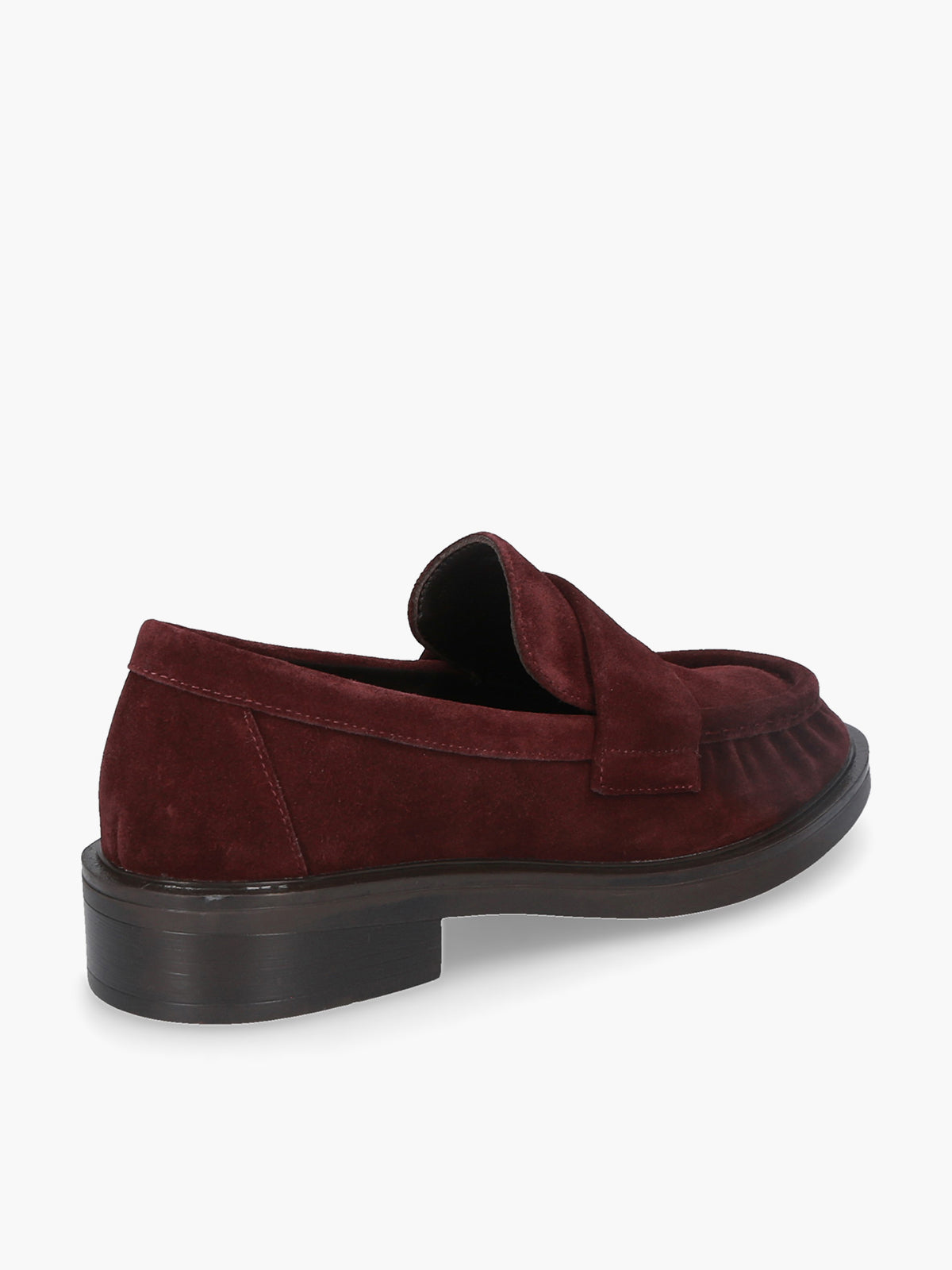 Romy Burgundy Suede Loafer