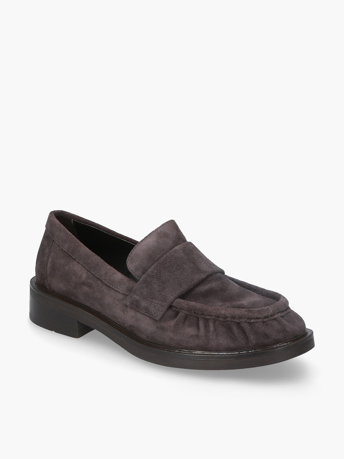 Romy Grey Suede Loafer