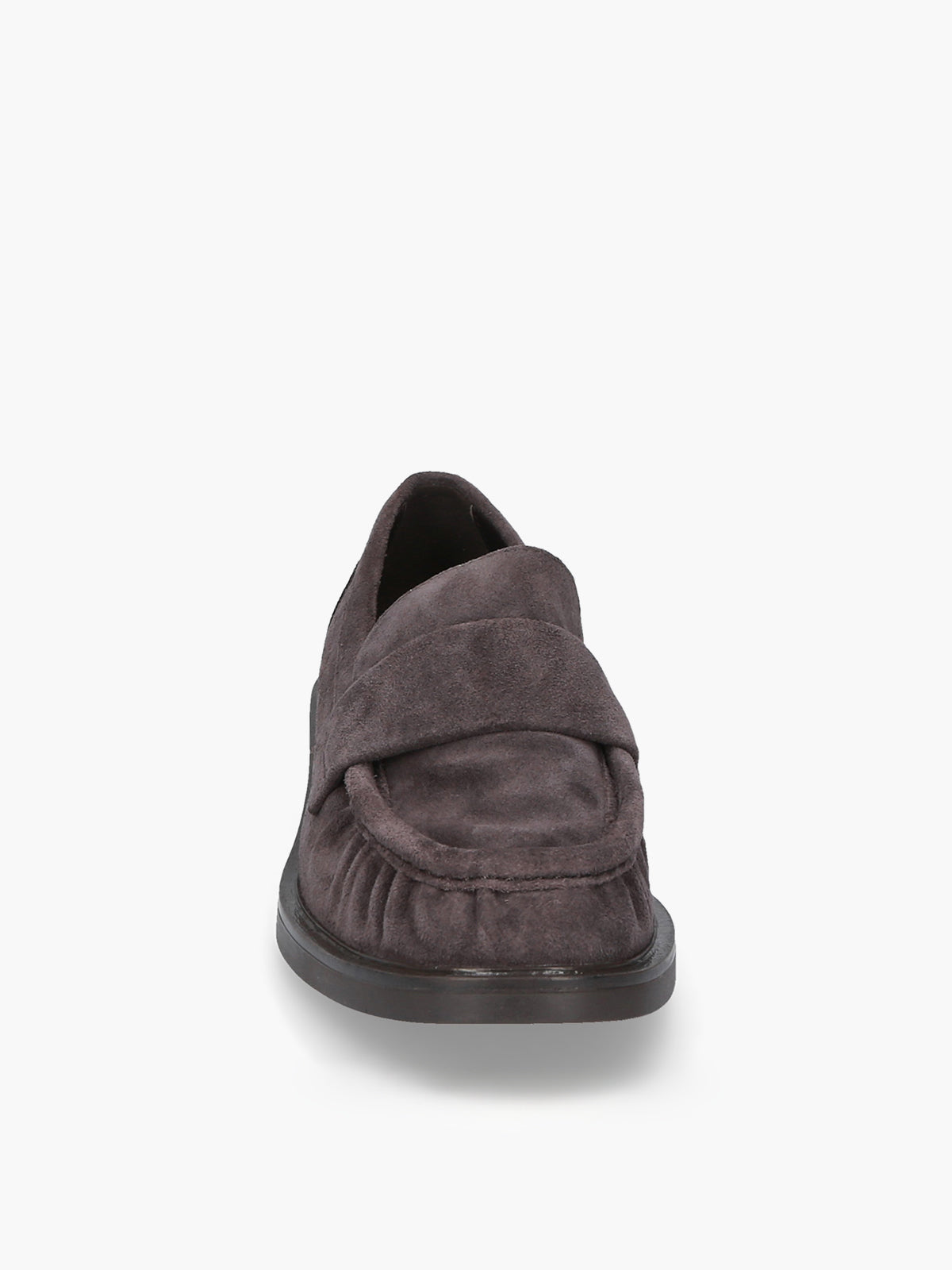 Romy Grey Suede Loafer