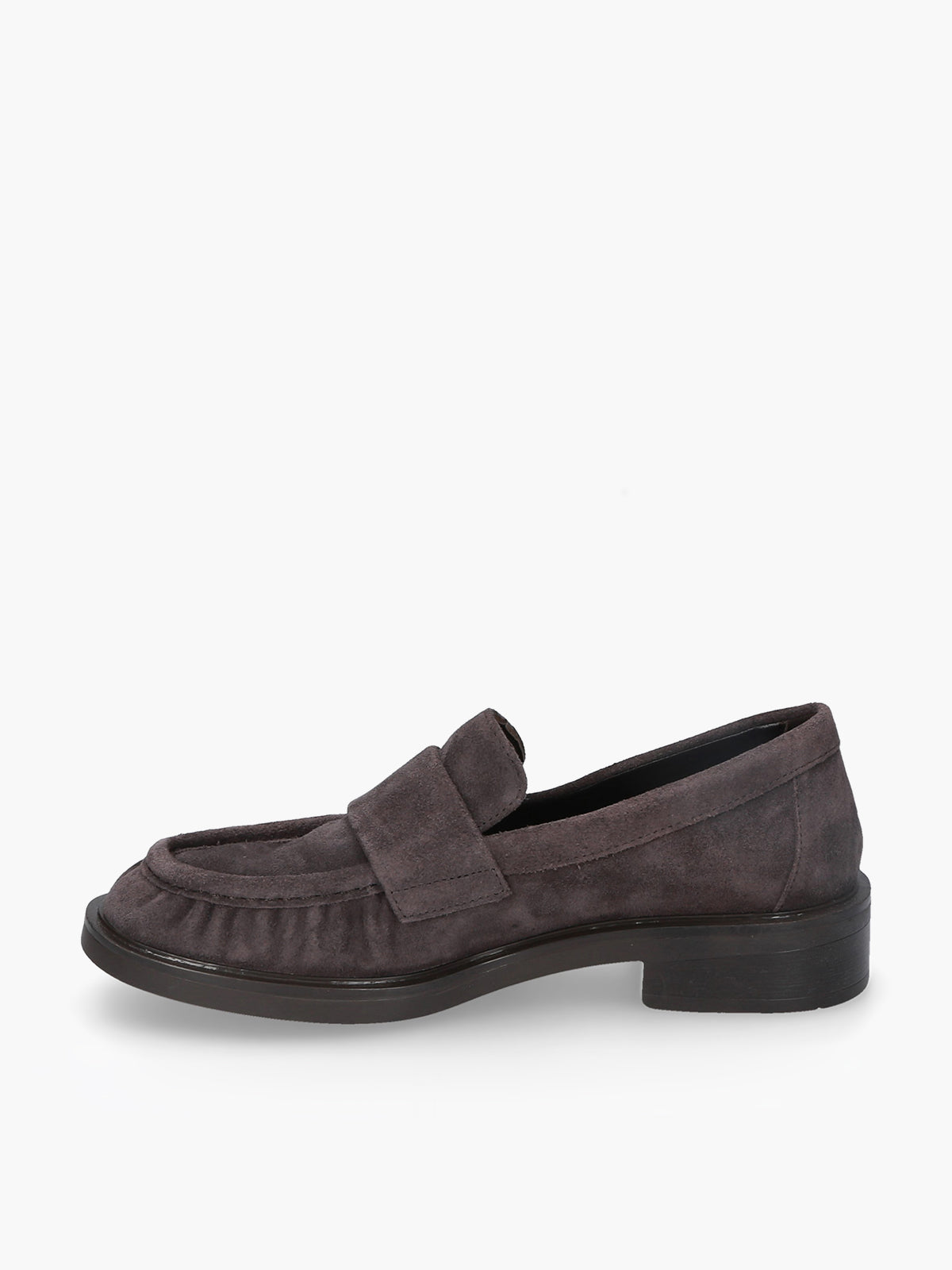 Romy Grey Suede Loafer