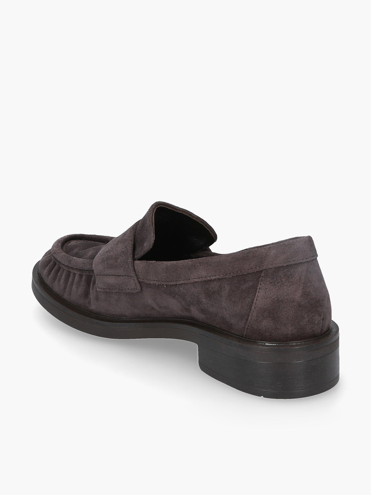 Romy Grey Suede Loafer