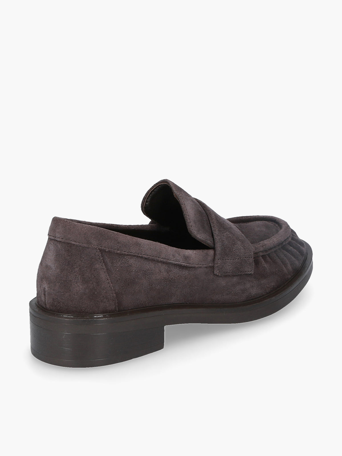 Romy Grey Suede Loafer