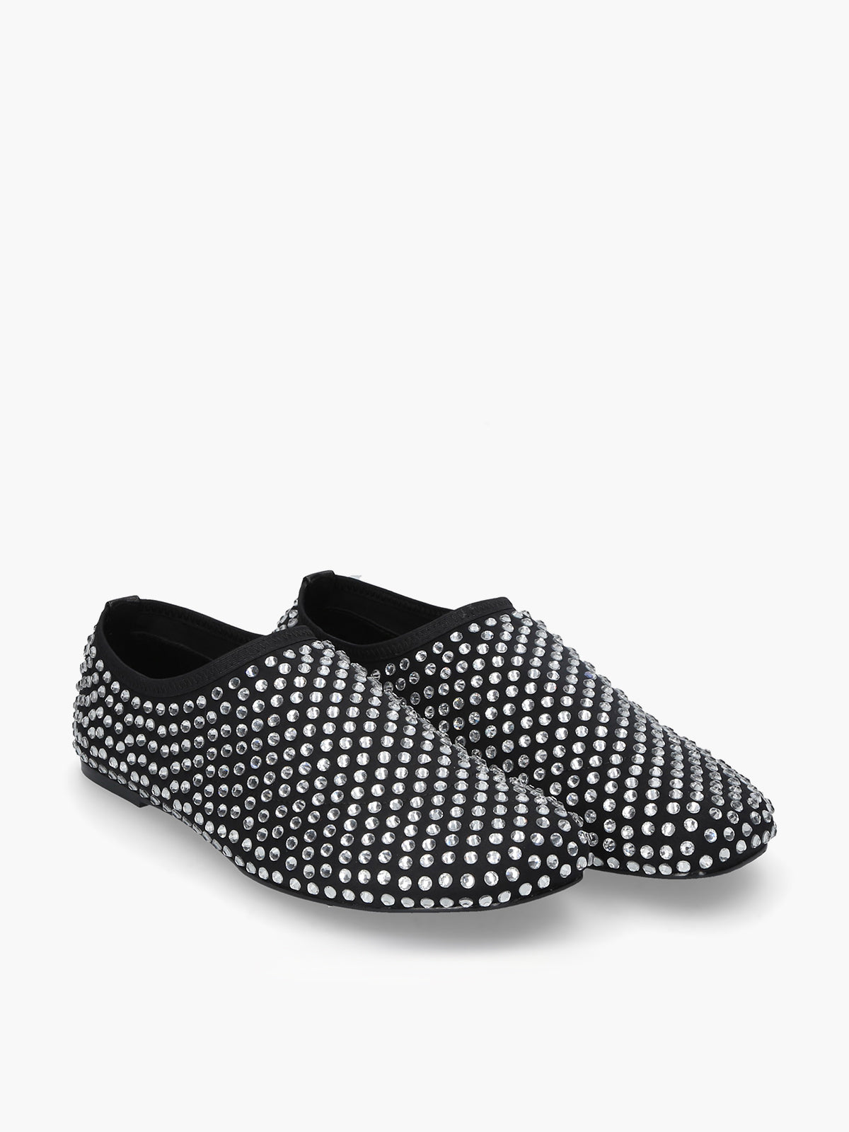 Strategia Lady Ballerine Strass Noir Cristal