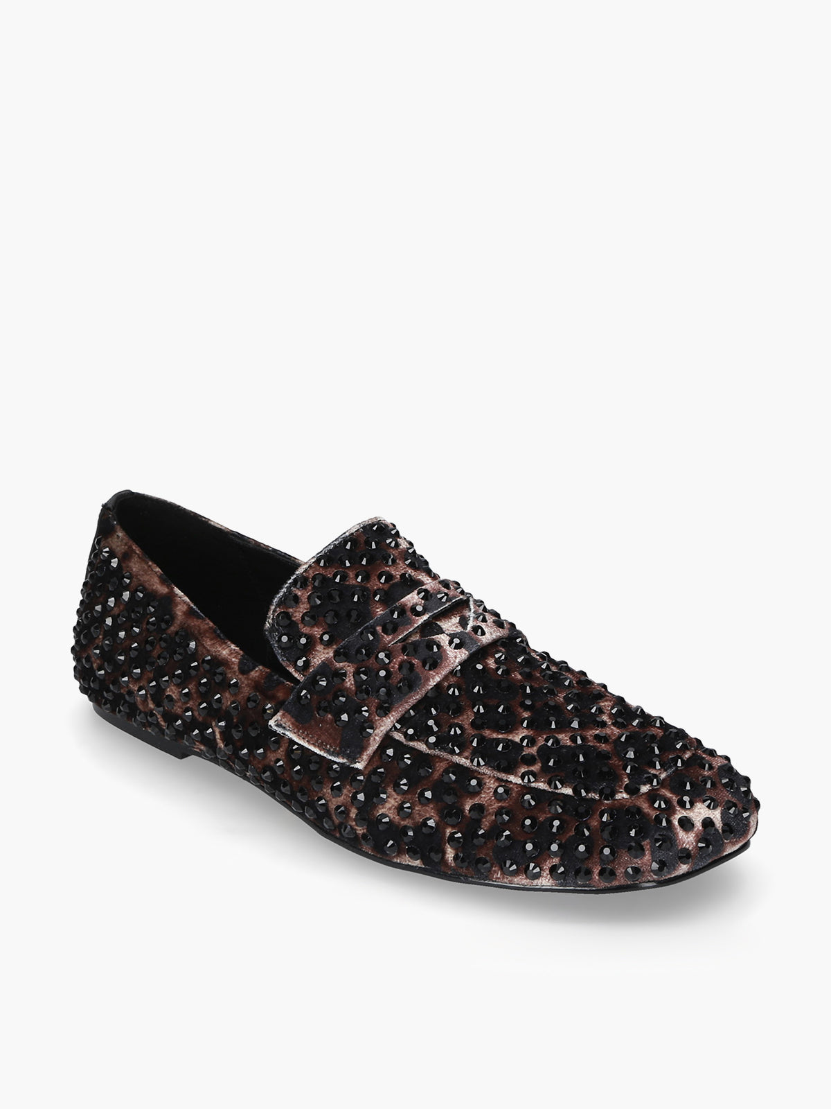 Strategia Vanity Mocassin Strass Animalier