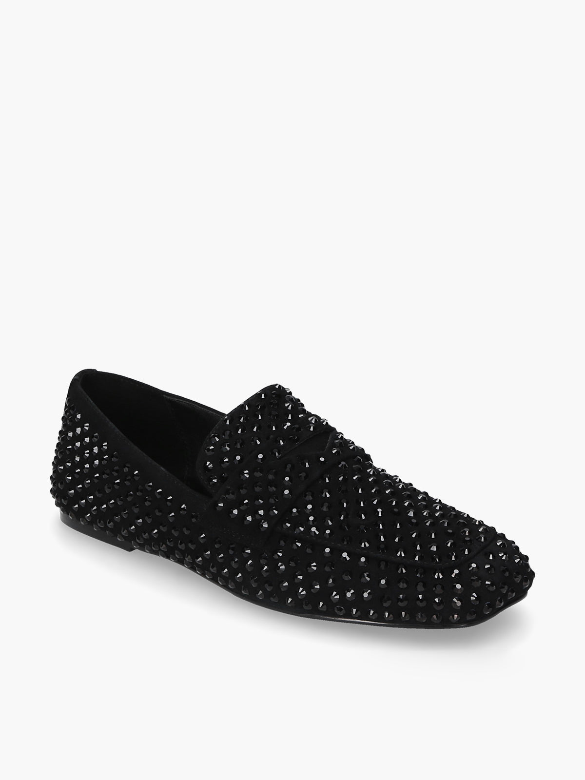 Strategia Vanity Black Rhinestone Loafer 