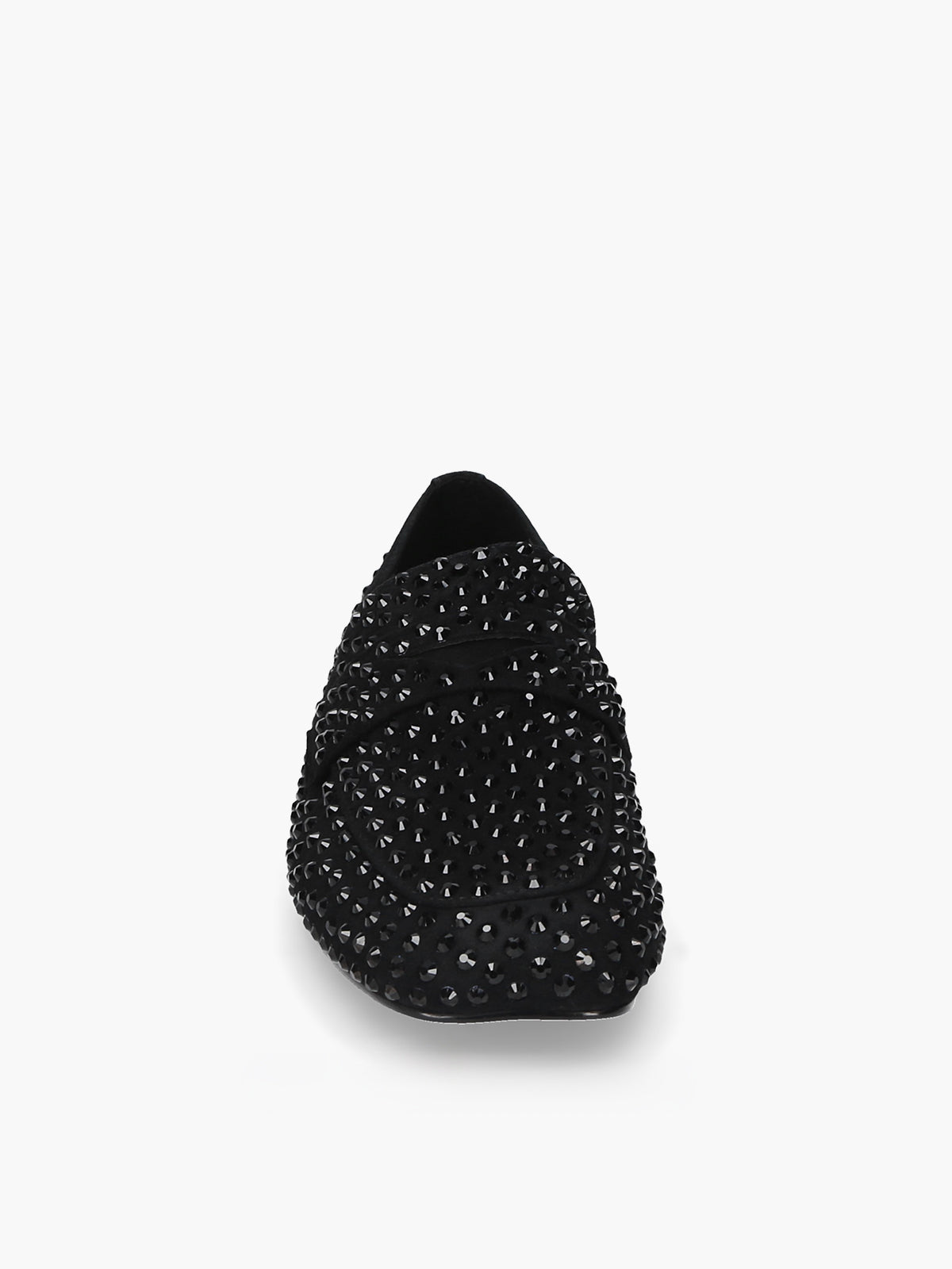 Strategia Vanity Black Rhinestone Loafer 