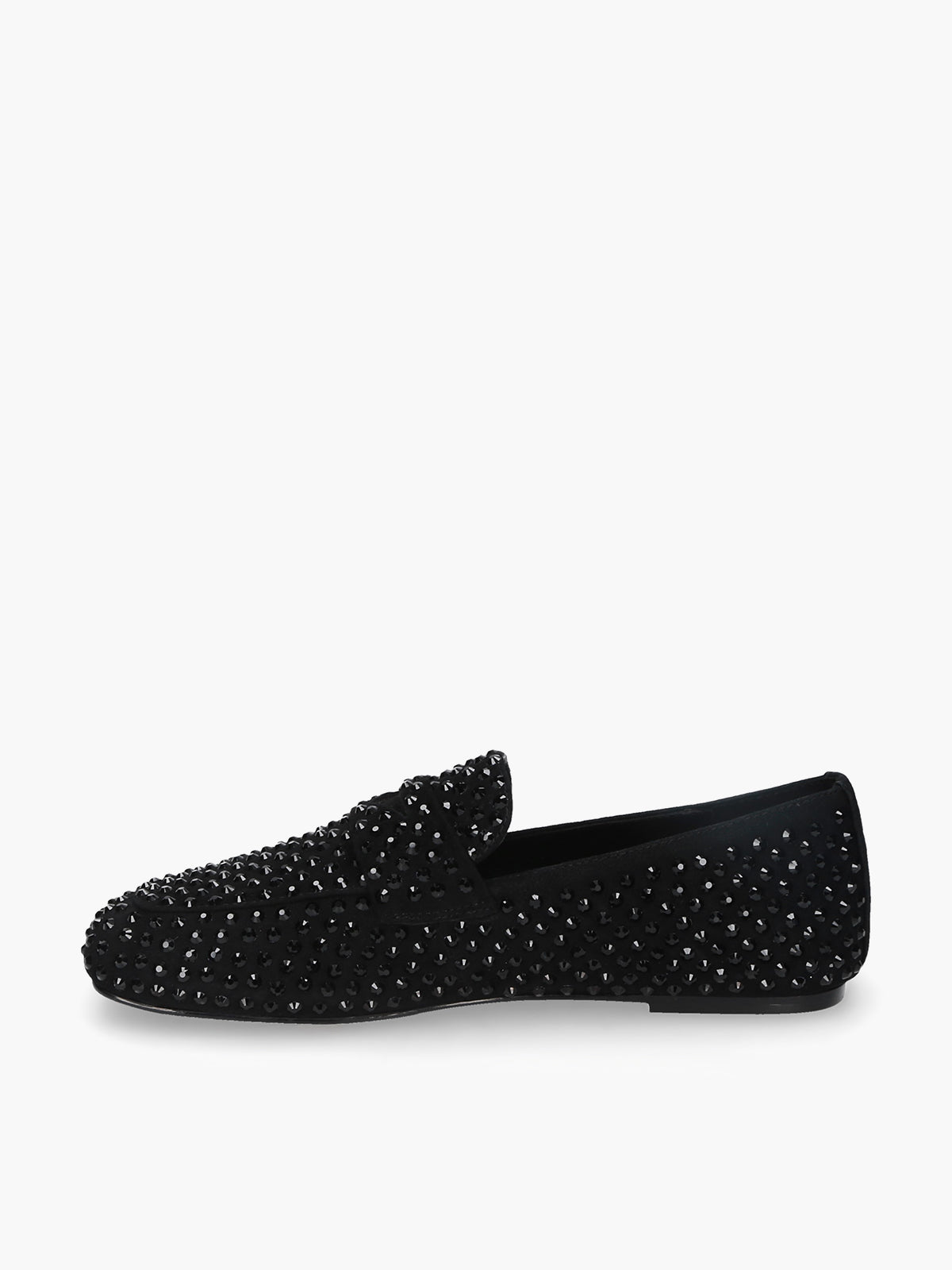 Strategia Vanity Black Rhinestone Loafer 