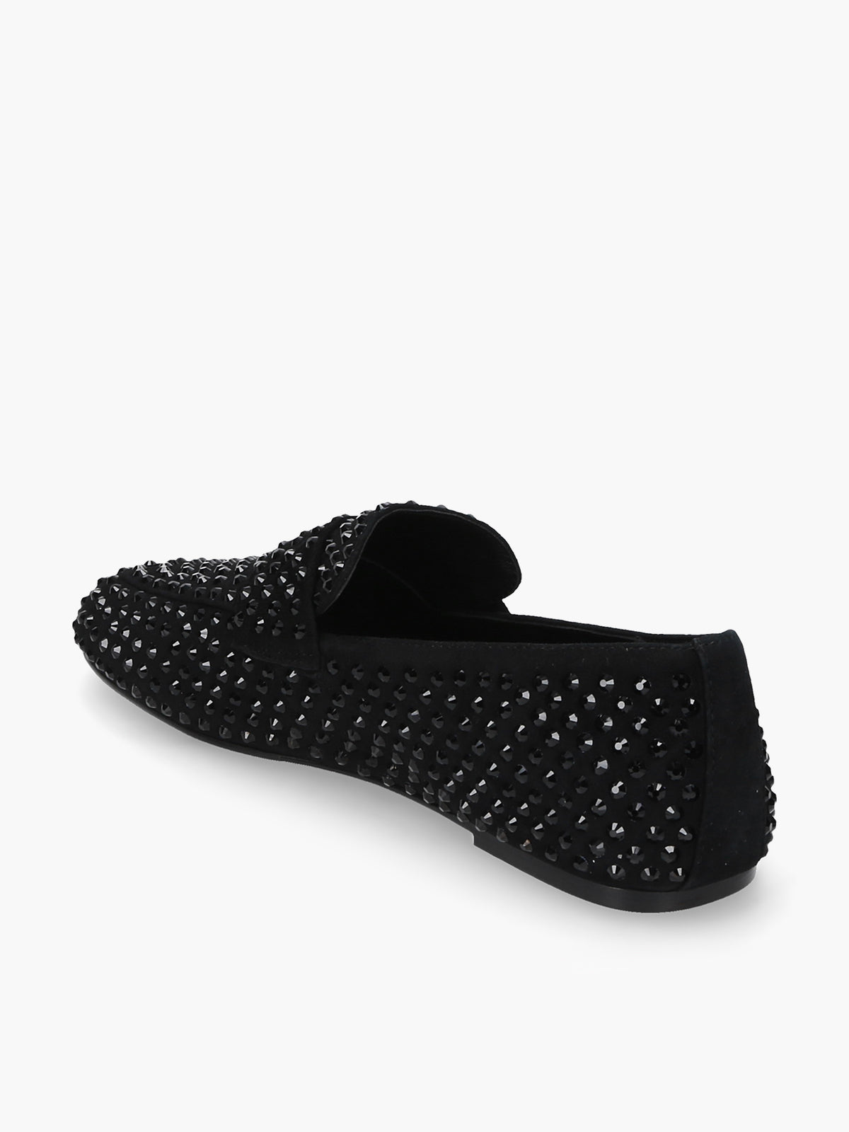 Strategia Vanity Black Rhinestone Loafer 