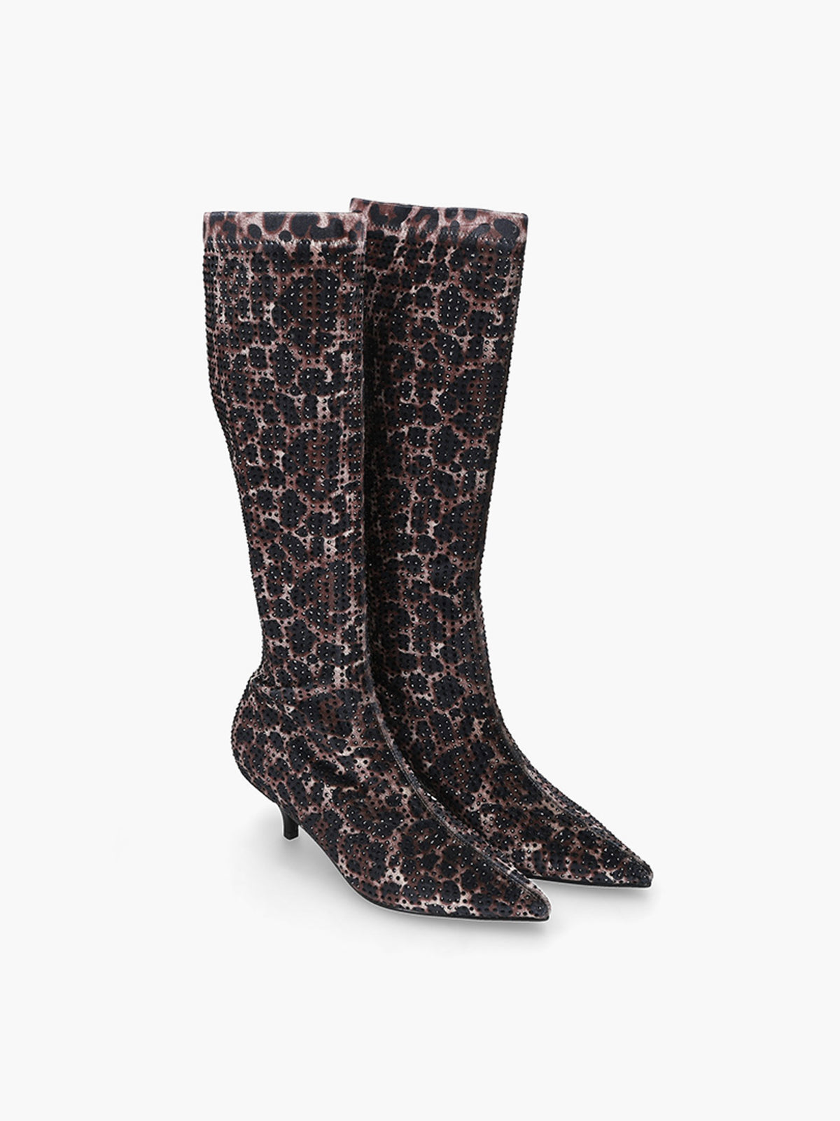 Strategia Anastasia Stivale Strass Animalier