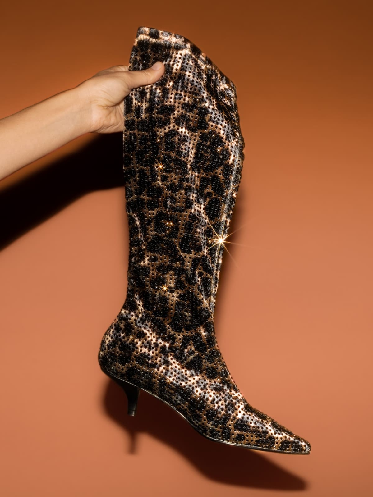 Strategia Anastasia Stivale Strass Animalier