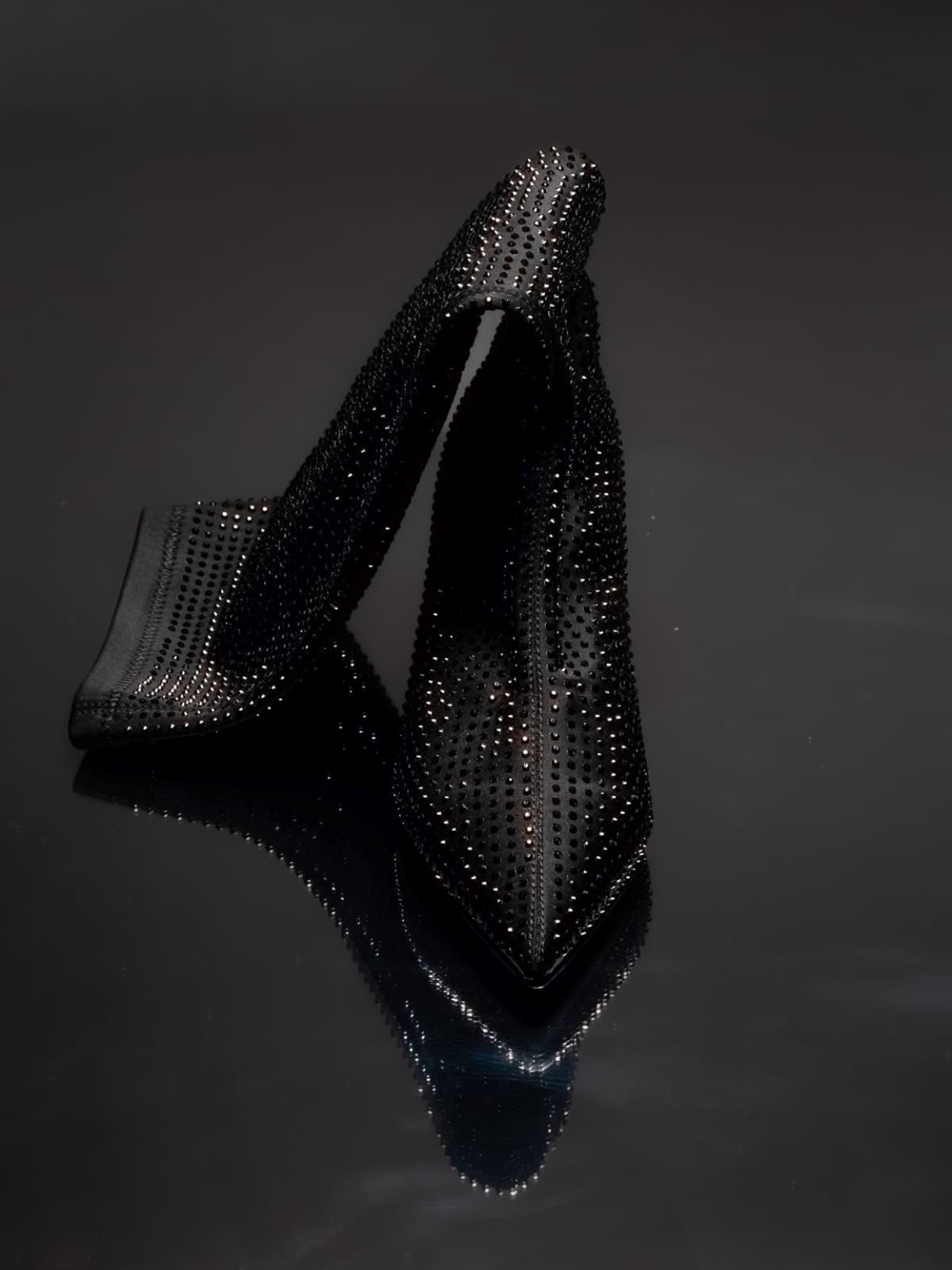 Strategia Anastasia Rhinestone Boot Black