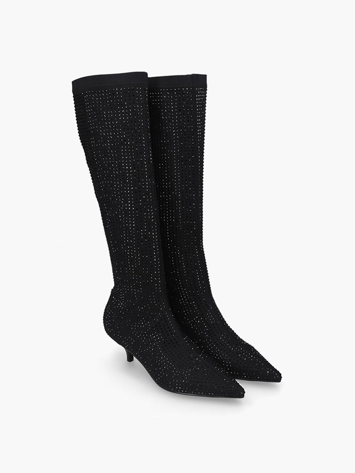 Strategia Anastasia Rhinestone Boot Black