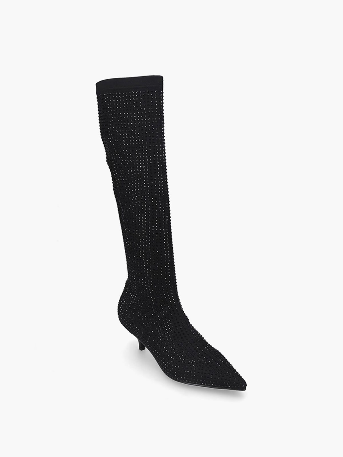 Strategia Anastasia Rhinestone Boot Black