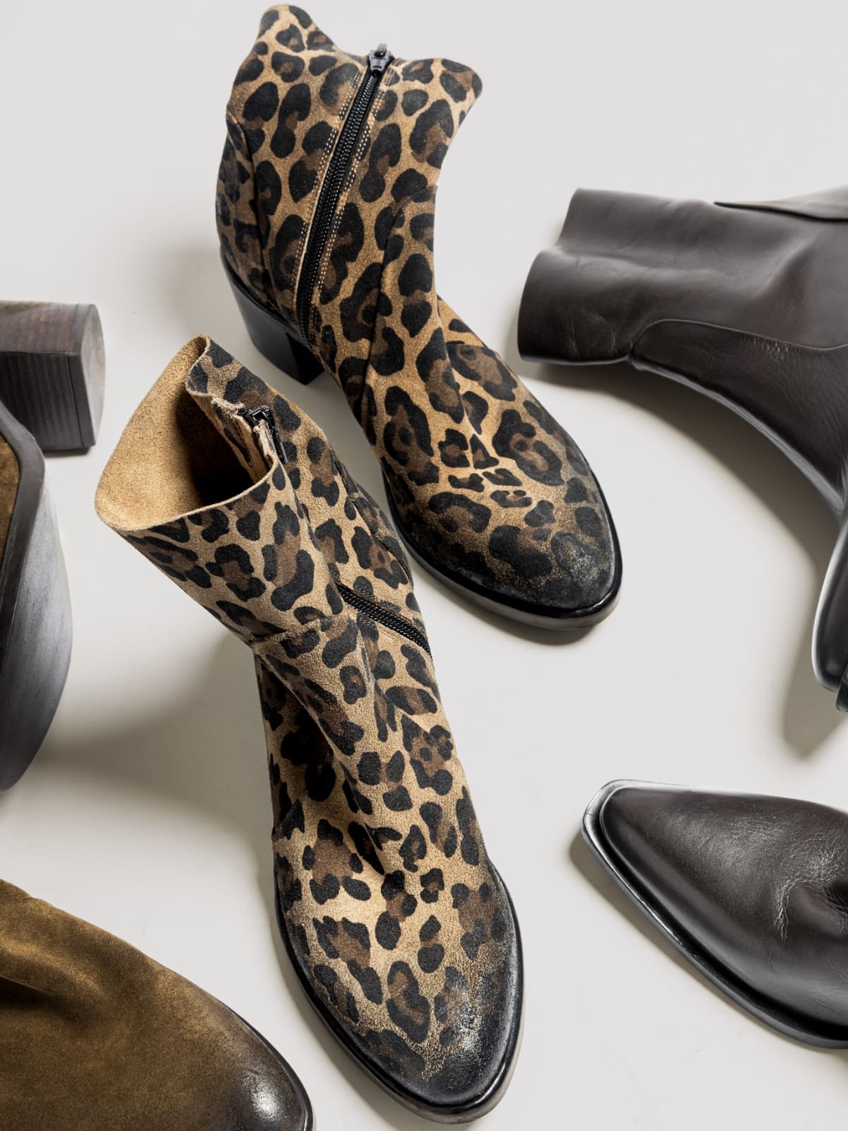 Say Animal Print Ankle Boot