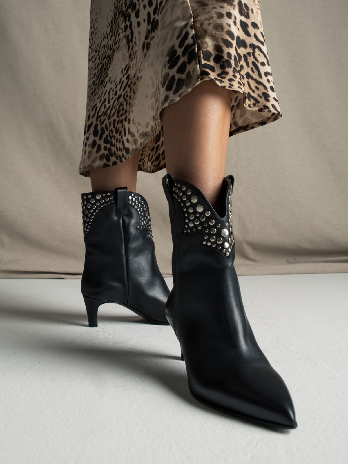 Kim Black Ankle Boot