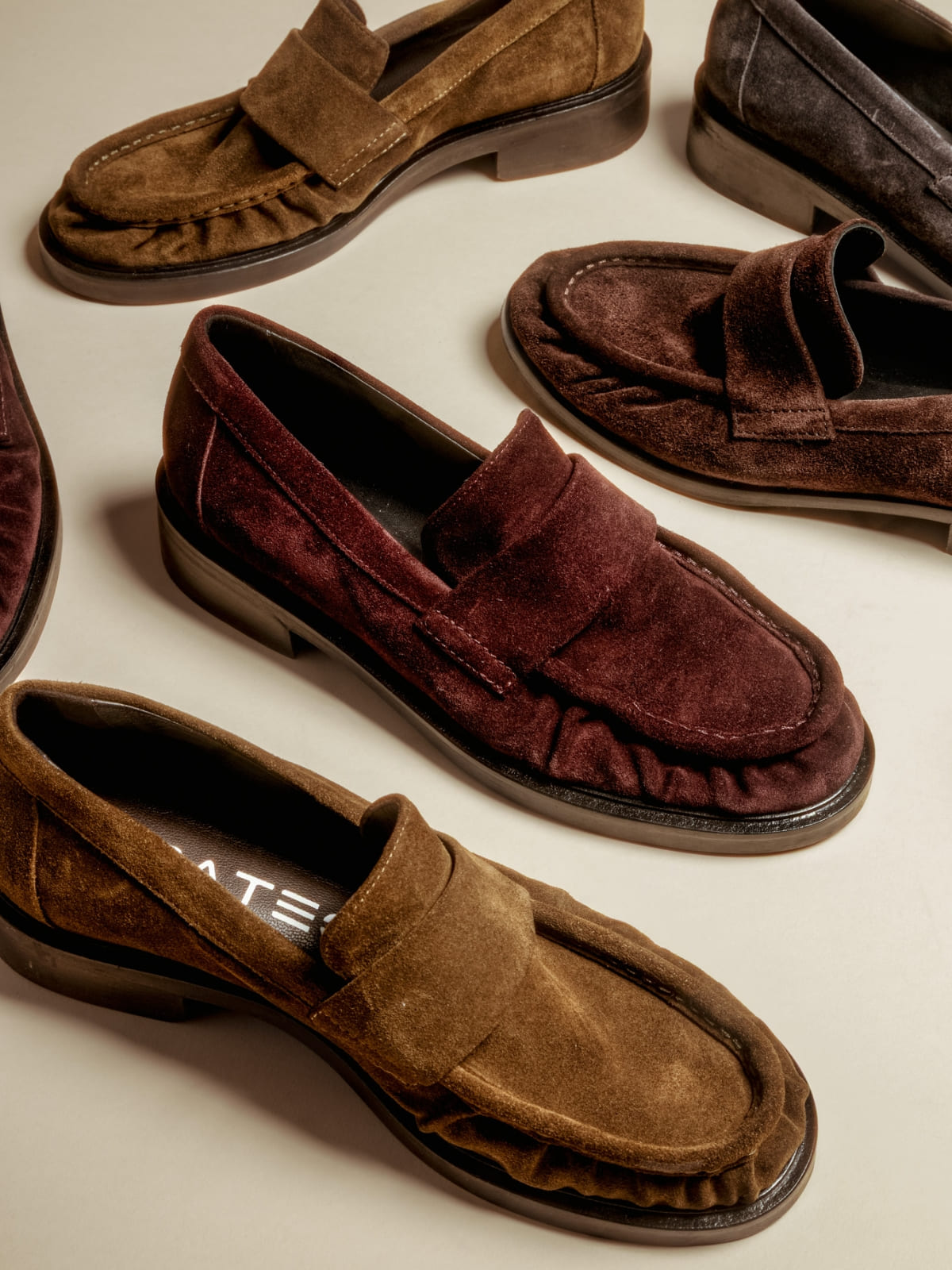 Romy Burgundy Suede Loafer