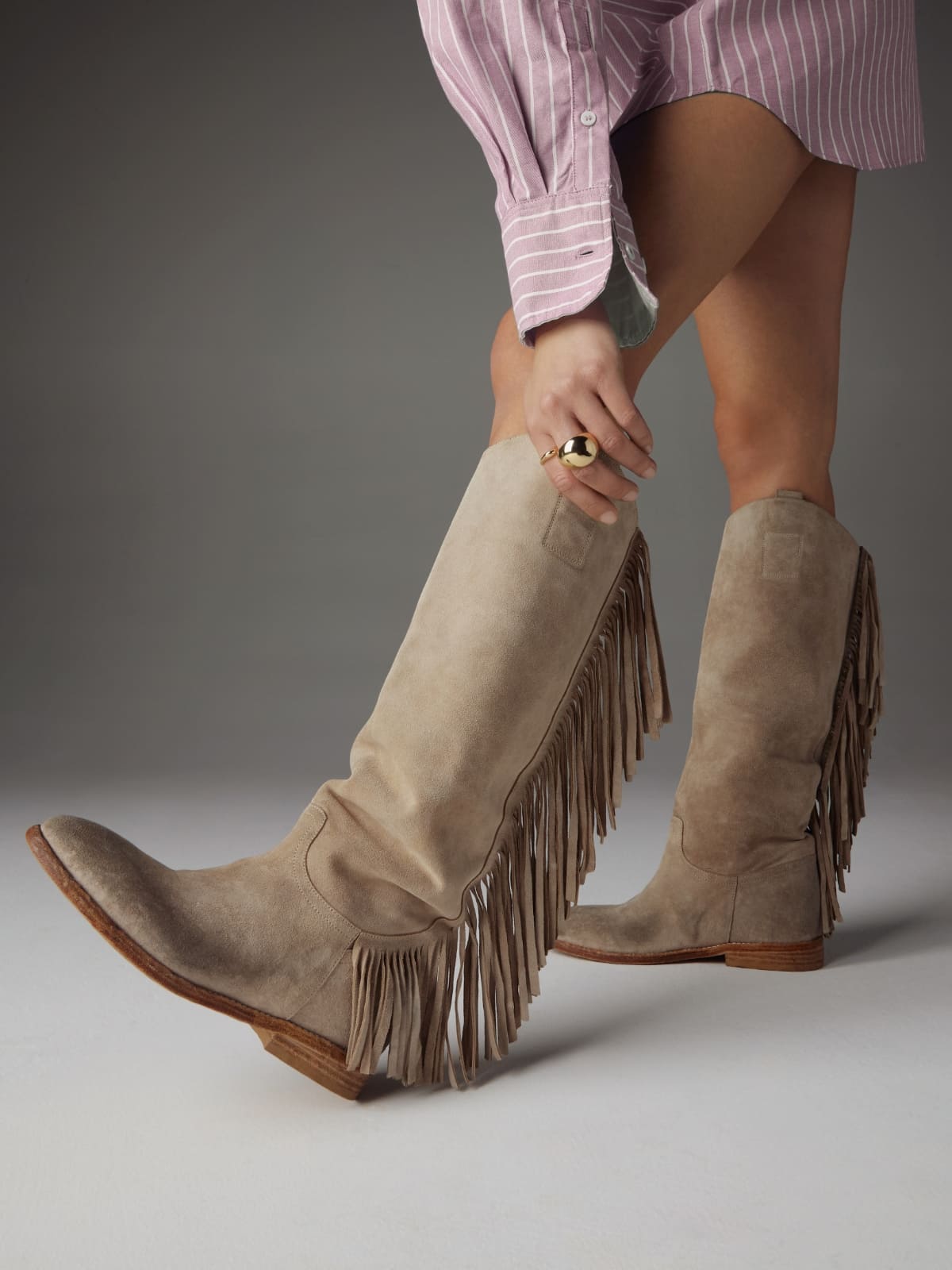 Gipsy Fringe Western Boot
