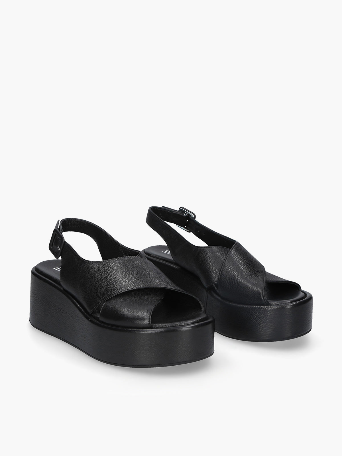 Hope Black Wedge Sandal