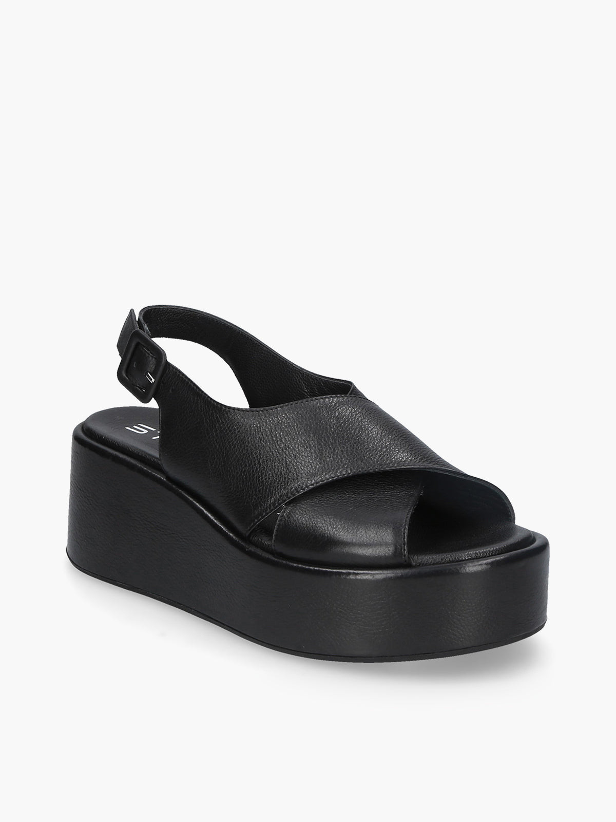 Hope Black Wedge Sandal