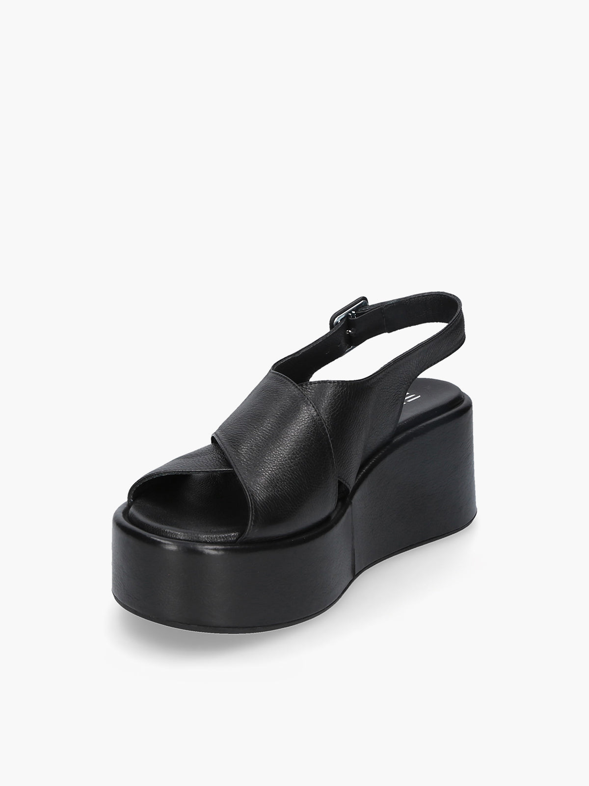 Hope Black Wedge Sandal