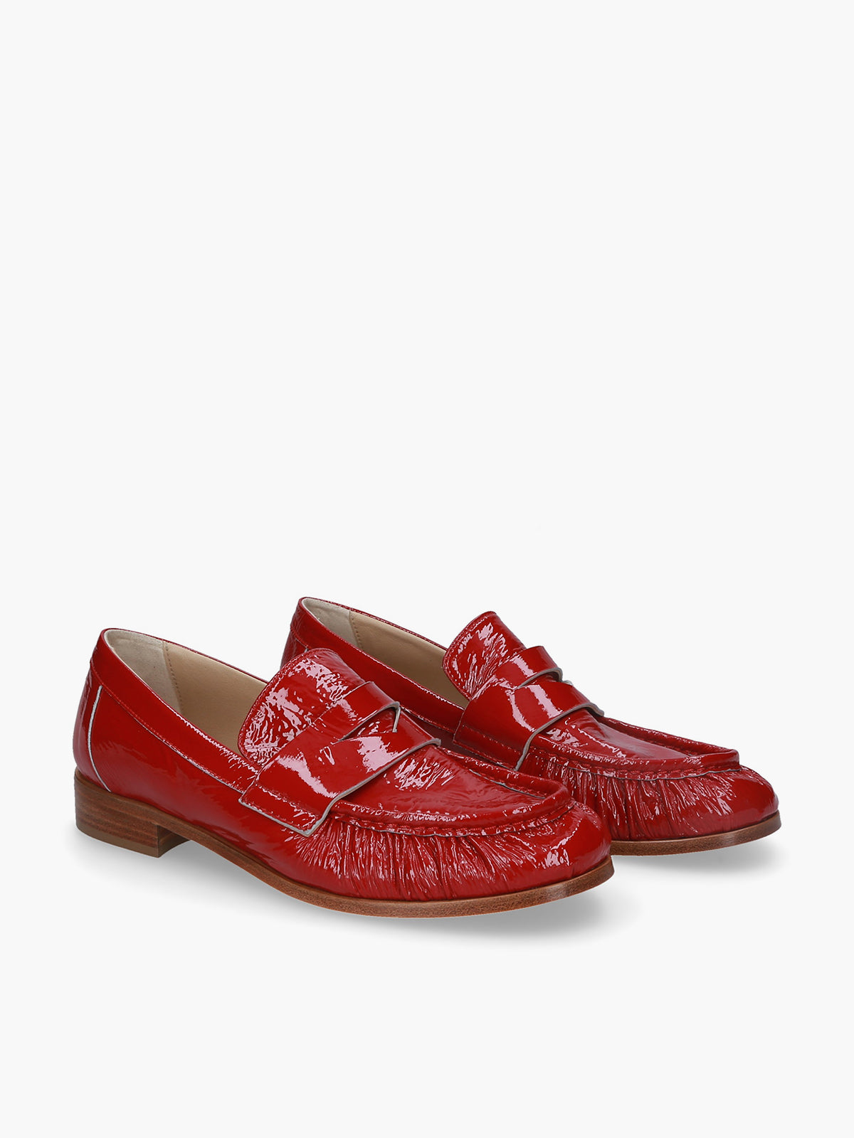 Nelly Mocassino Penny Loafers Rosso