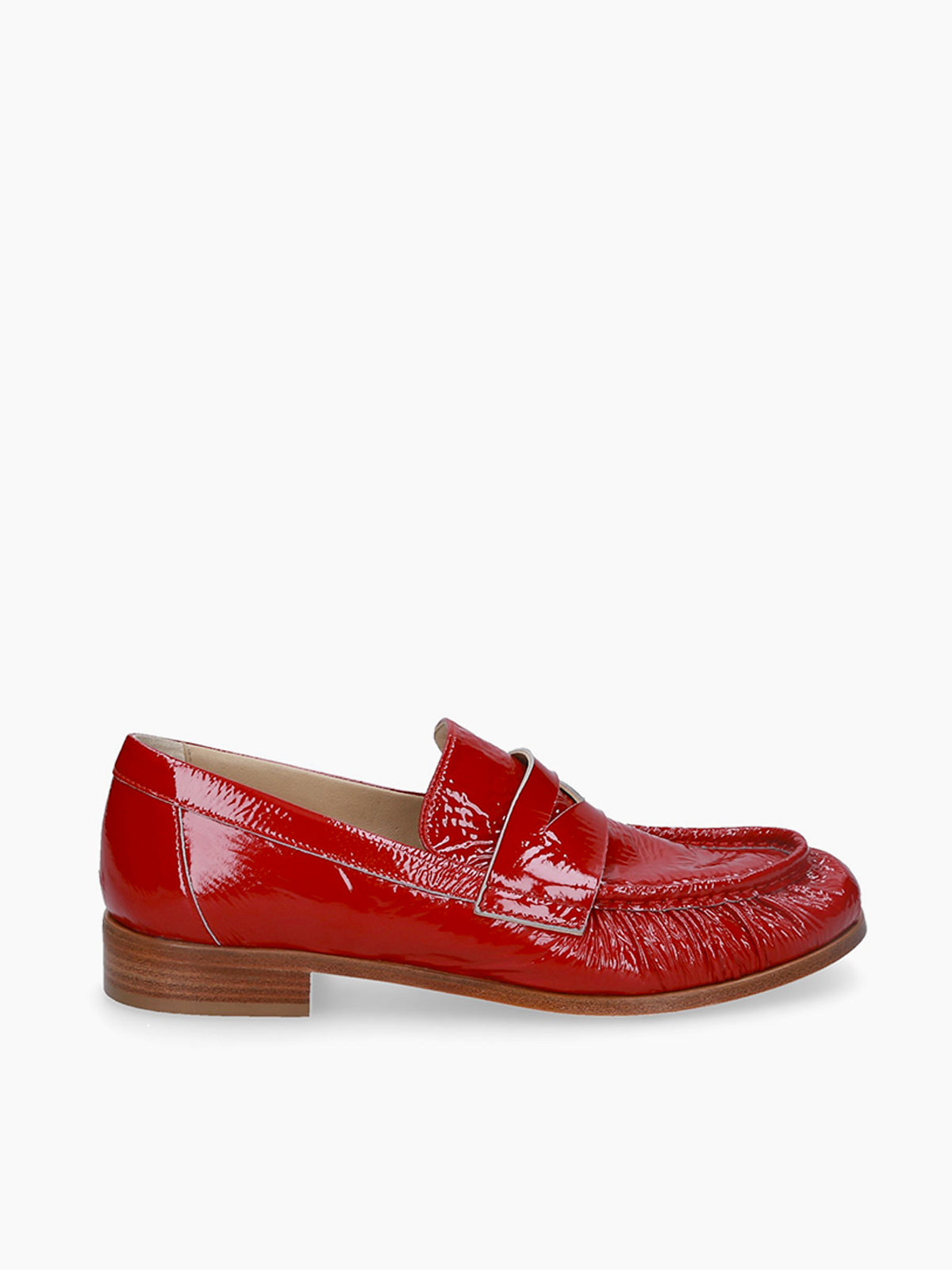 Nelly Mocassino Penny Loafers Rosso